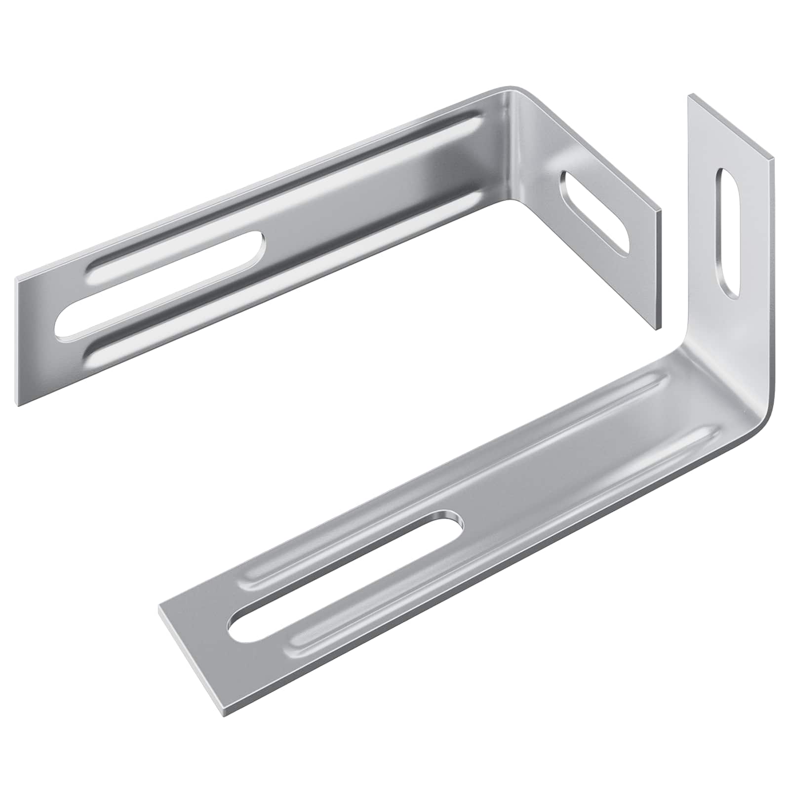 Anti Tip Beugel Effen 2 pcs Zilver 74,5 x 15 x 32 mm IJzer is nu te koop bij PeponiXL, paradijselijk wonen!