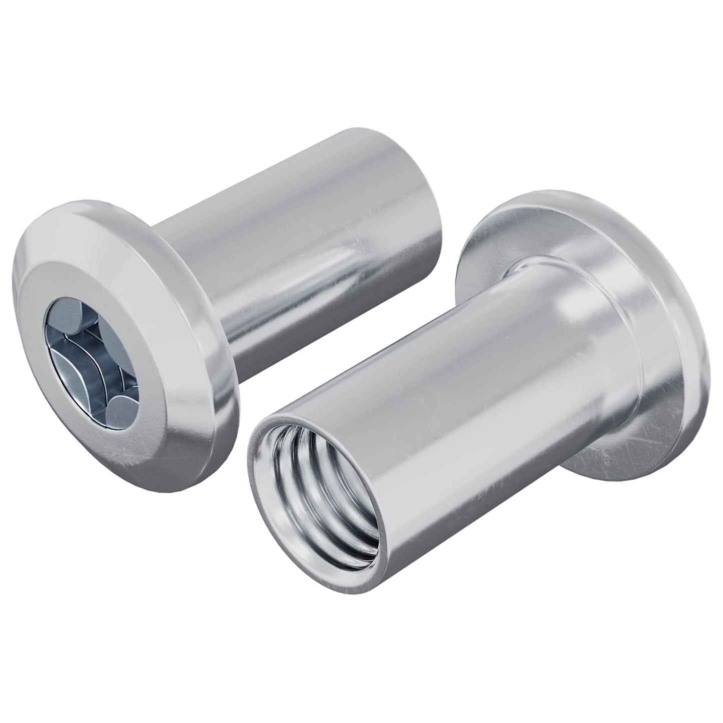 Slotmoer 2 pcs Nikkel M6 x 15 mm Staal is nu te koop bij PeponiXL, paradijselijk wonen!