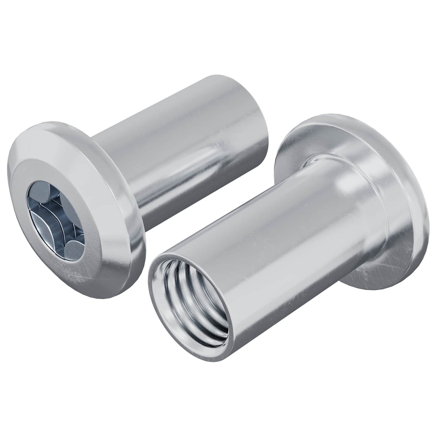Slotmoer 2 pcs Nikkel M6 x 25 mm Staal is nu te koop bij PeponiXL, paradijselijk wonen!