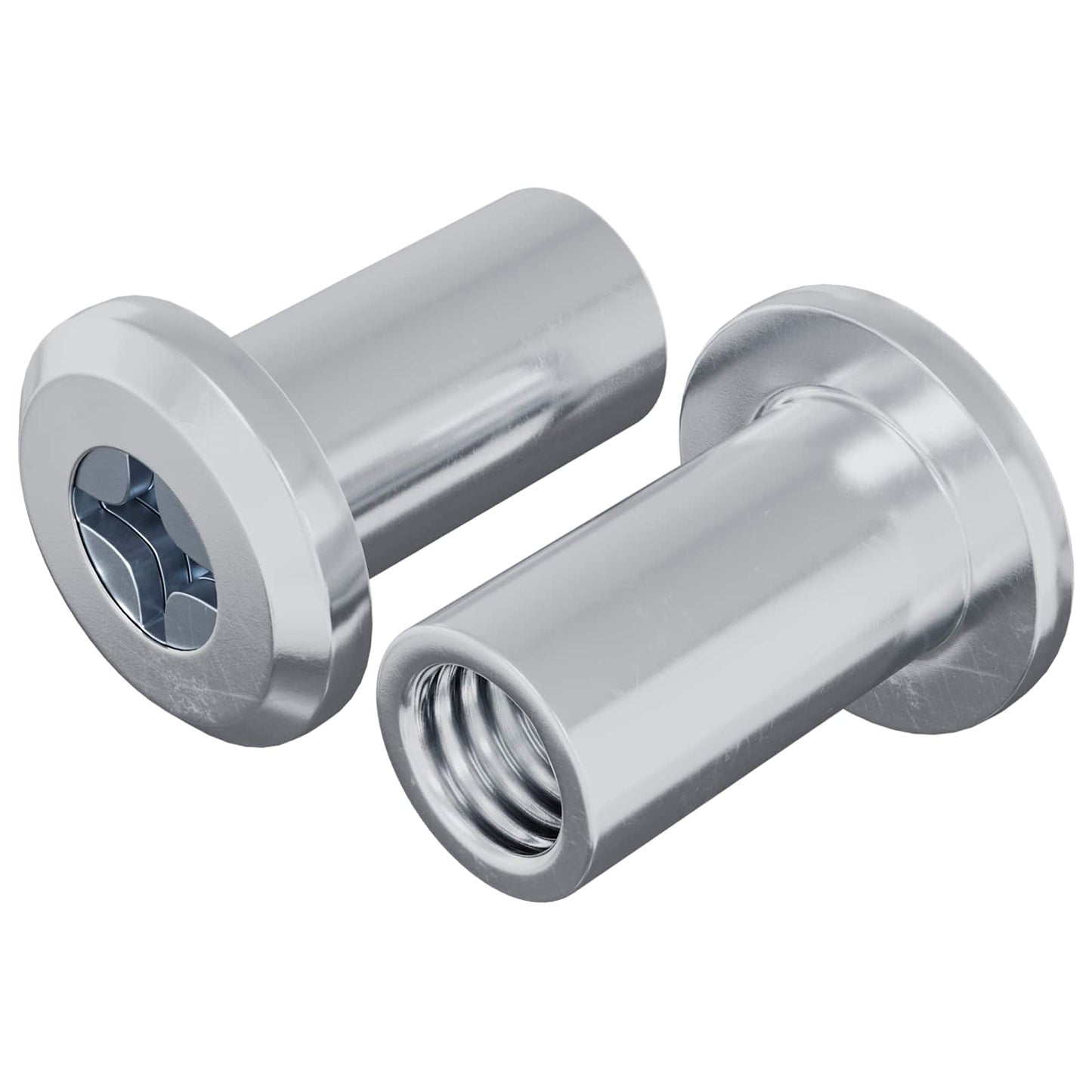 Slotmoer 2 pcs Zilver M6 x 15 mm Staal is nu te koop bij PeponiXL, paradijselijk wonen!