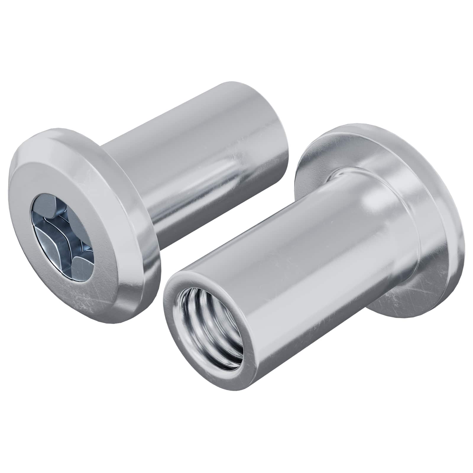Slotmoer 2 pcs Zilver M6 x 15 mm Staal is nu te koop bij PeponiXL, paradijselijk wonen!