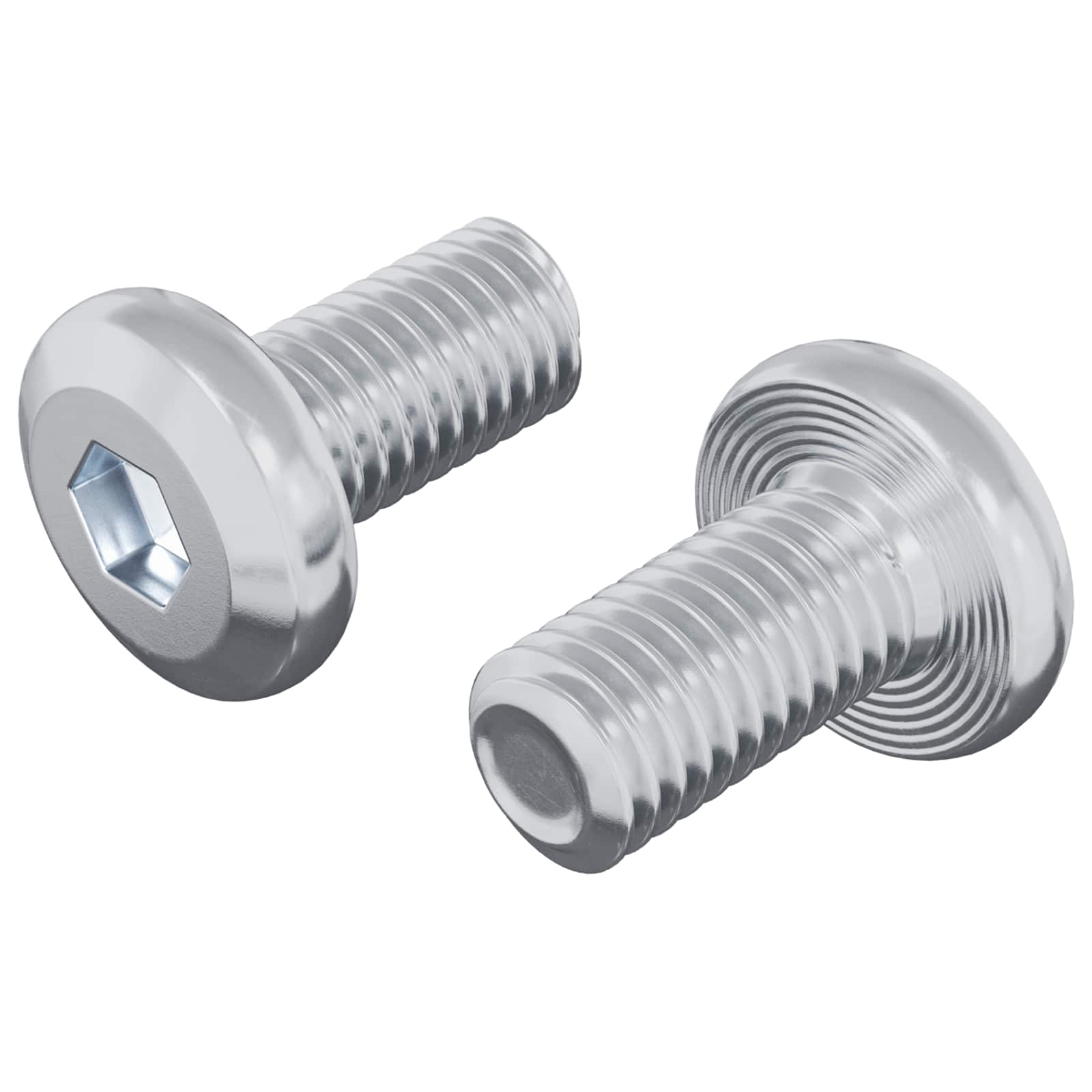 Slotschroef Effen 2 pcs Zilver M6 x 12 mm Staal is nu te koop bij PeponiXL, paradijselijk wonen!