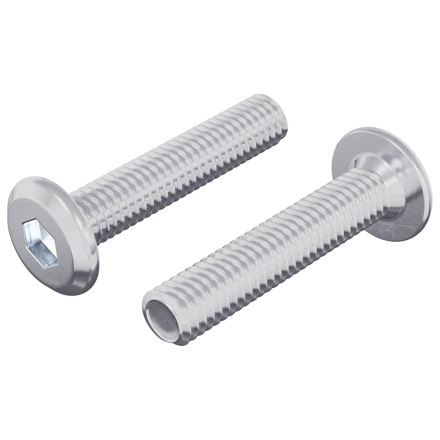 Slotschroef Effen 2 pcs Zilver M6 x 30 mm Staal is nu te koop bij PeponiXL, paradijselijk wonen!