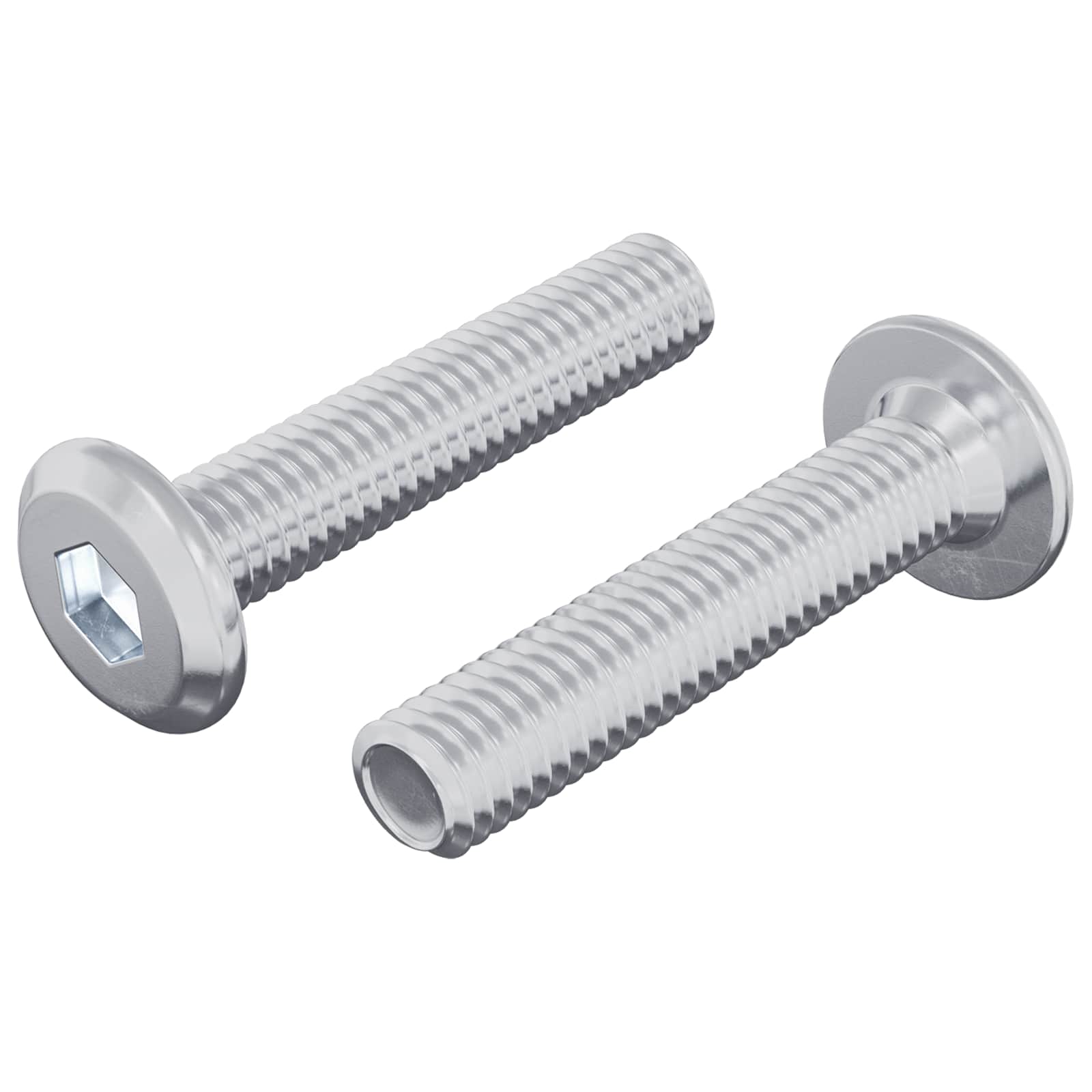 Slotschroef Effen 2 pcs Zilver M6 x 30 mm Staal is nu te koop bij PeponiXL, paradijselijk wonen!