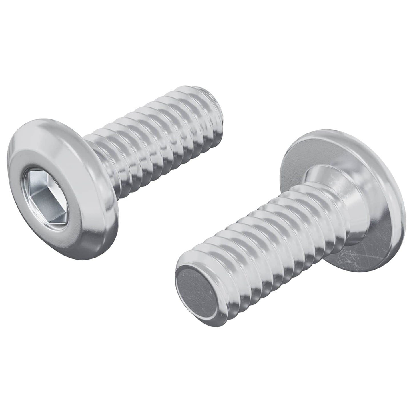 Vergrendelingsschroef 2 pcs Zilver M6 x 15 mm Staal is nu te koop bij PeponiXL, paradijselijk wonen!