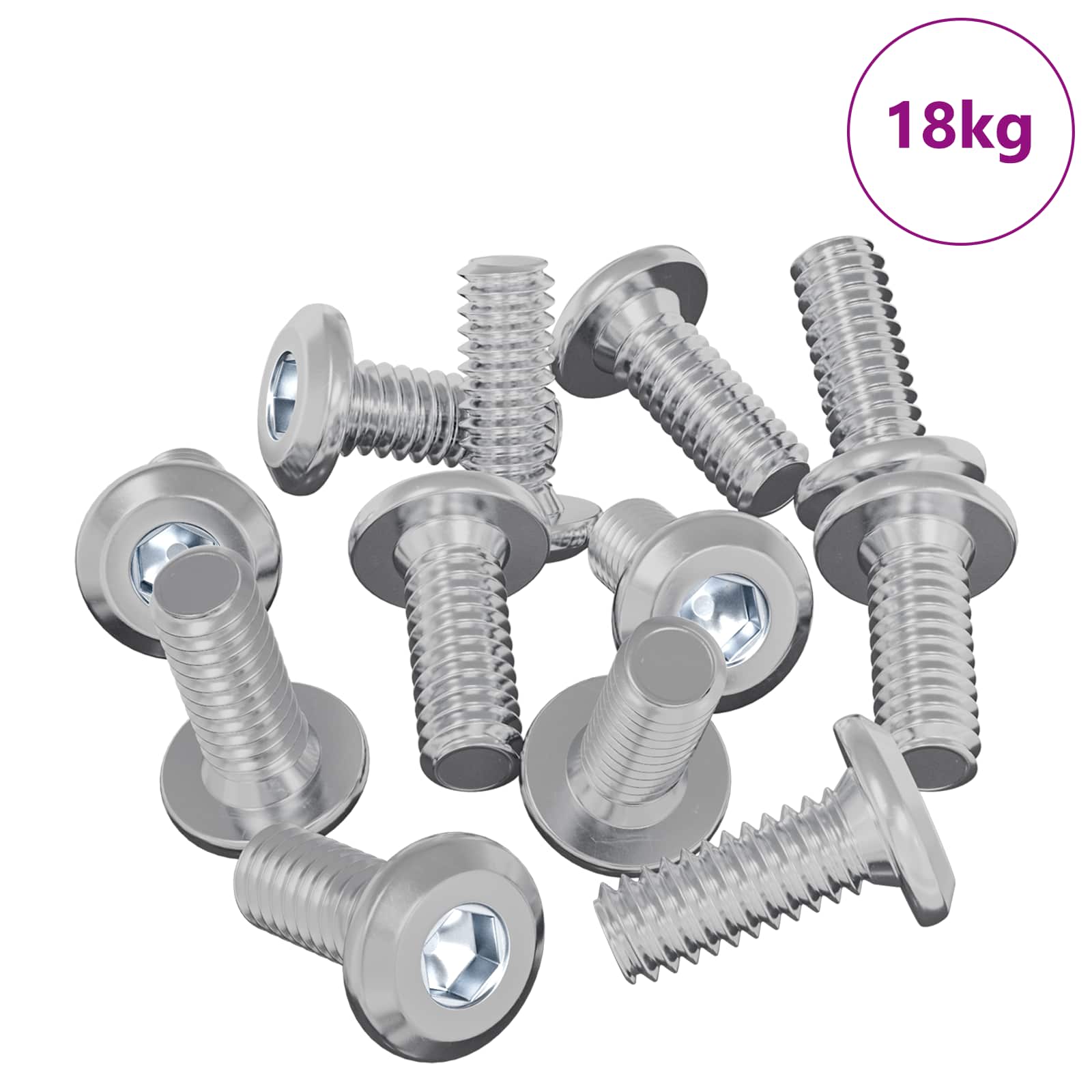 Vergrendelingsschroef 3600 pcs Zilver Staal is nu te koop bij PeponiXL, paradijselijk wonen!