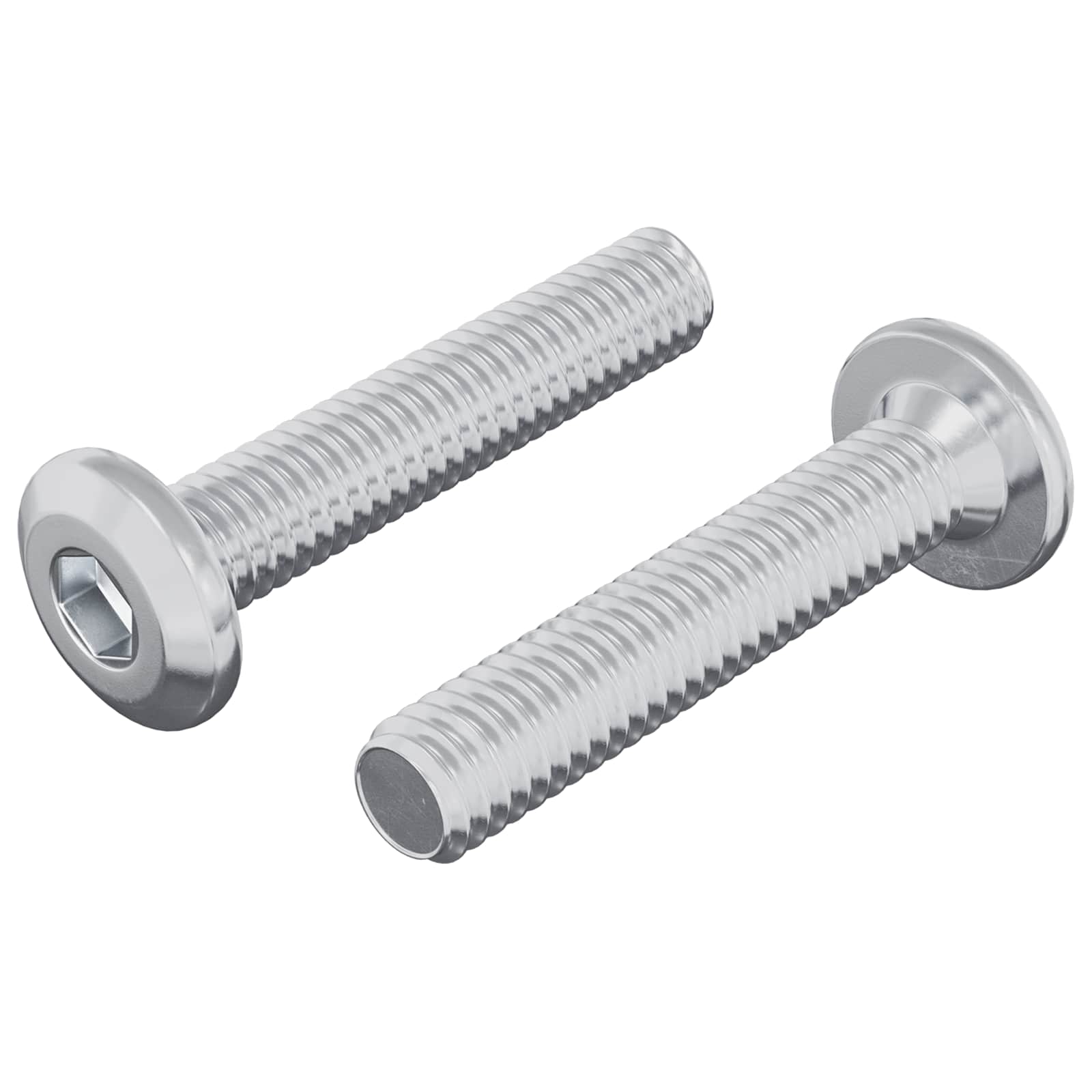 Vergrendelingsschroef 2 pcs Zilver M6 x 30 mm Staal is nu te koop bij PeponiXL, paradijselijk wonen!