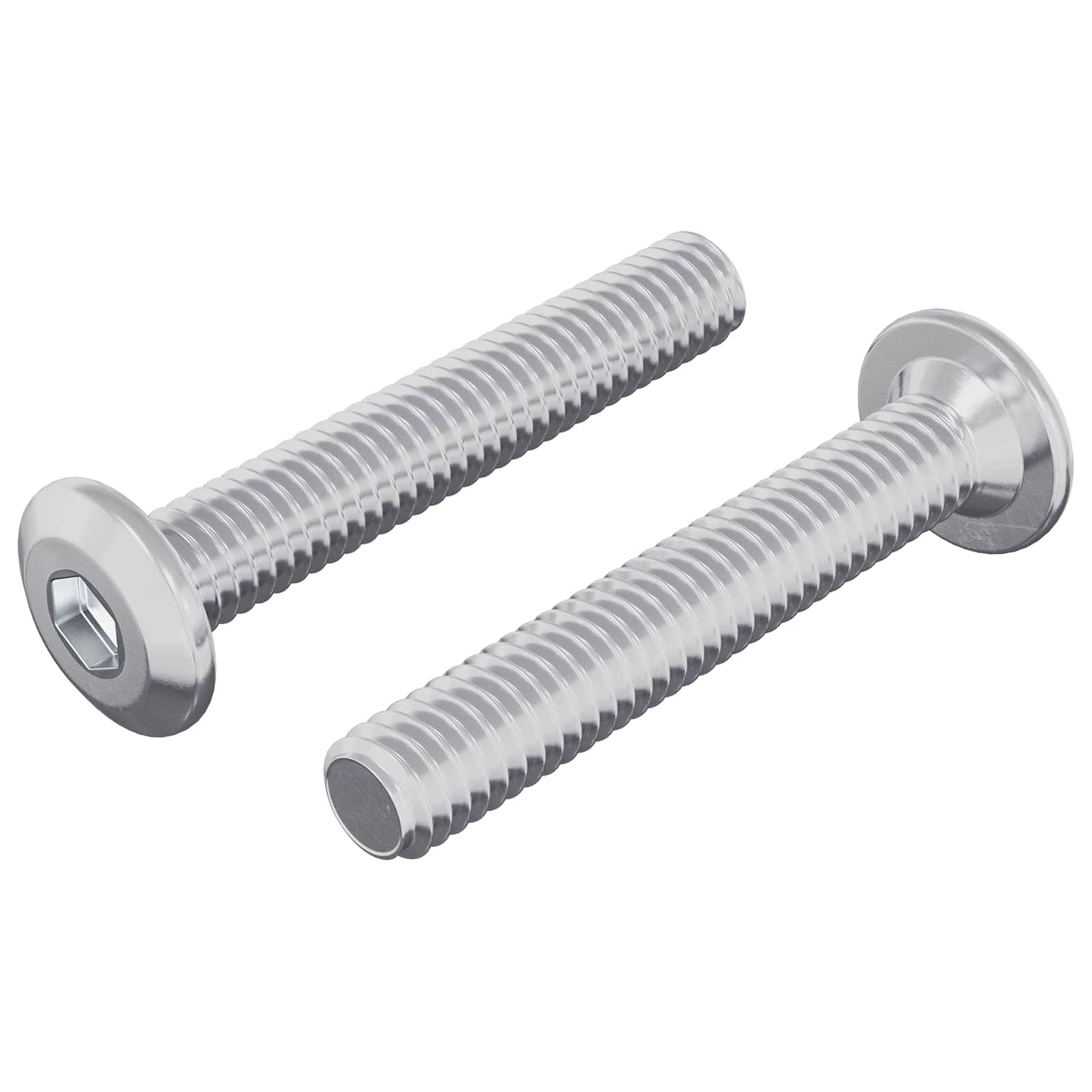 Vergrendelingsschroef 2 pcs Zilver M6 x 35 mm Staal is nu te koop bij PeponiXL, paradijselijk wonen!