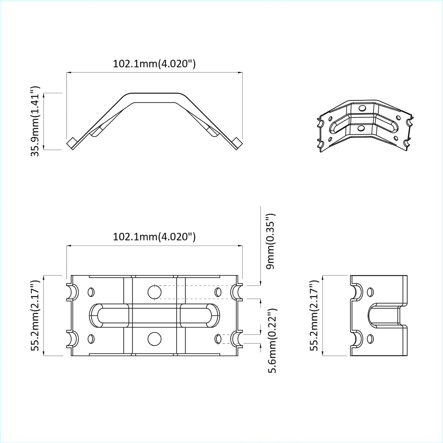 Beugel 12 pcs Verzinkt 106 x 55 x 1,5mm Staal is nu te koop bij PeponiXL, paradijselijk wonen!