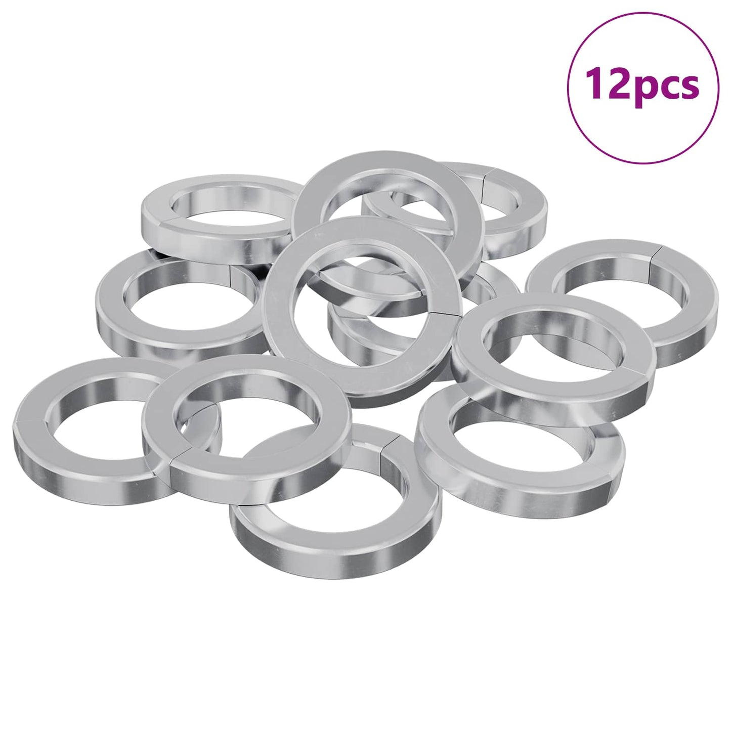Veer Washer 12 pcs Wit 13 x 1 mm IJzer is nu te koop bij PeponiXL, paradijselijk wonen!