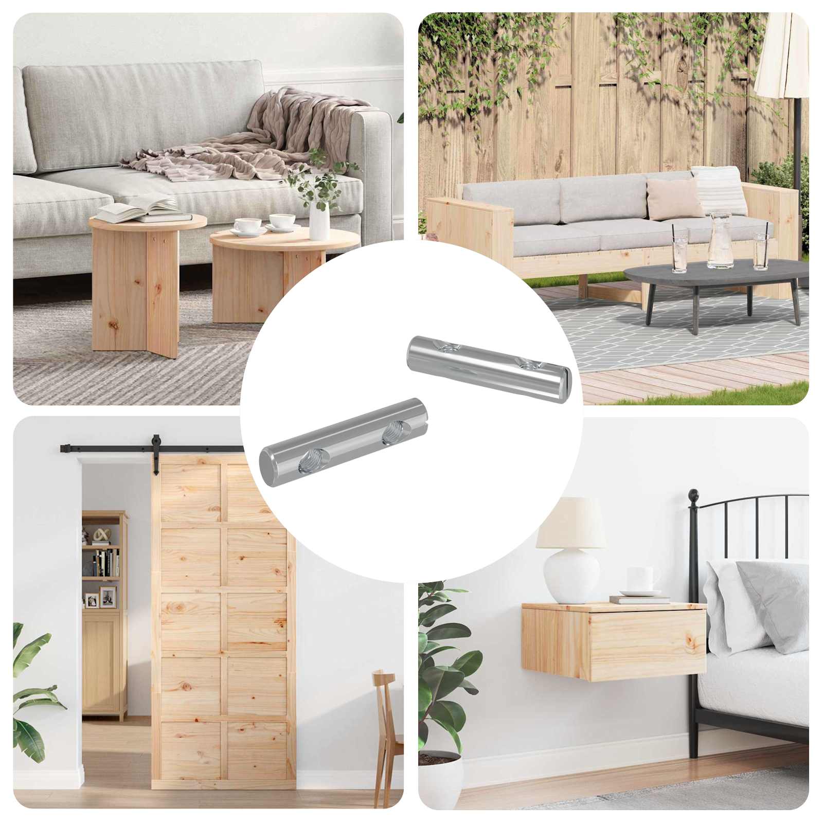 Moer 2 pcs Verzinkt 60 x 12 mm IJzer is nu te koop bij PeponiXL, paradijselijk wonen!