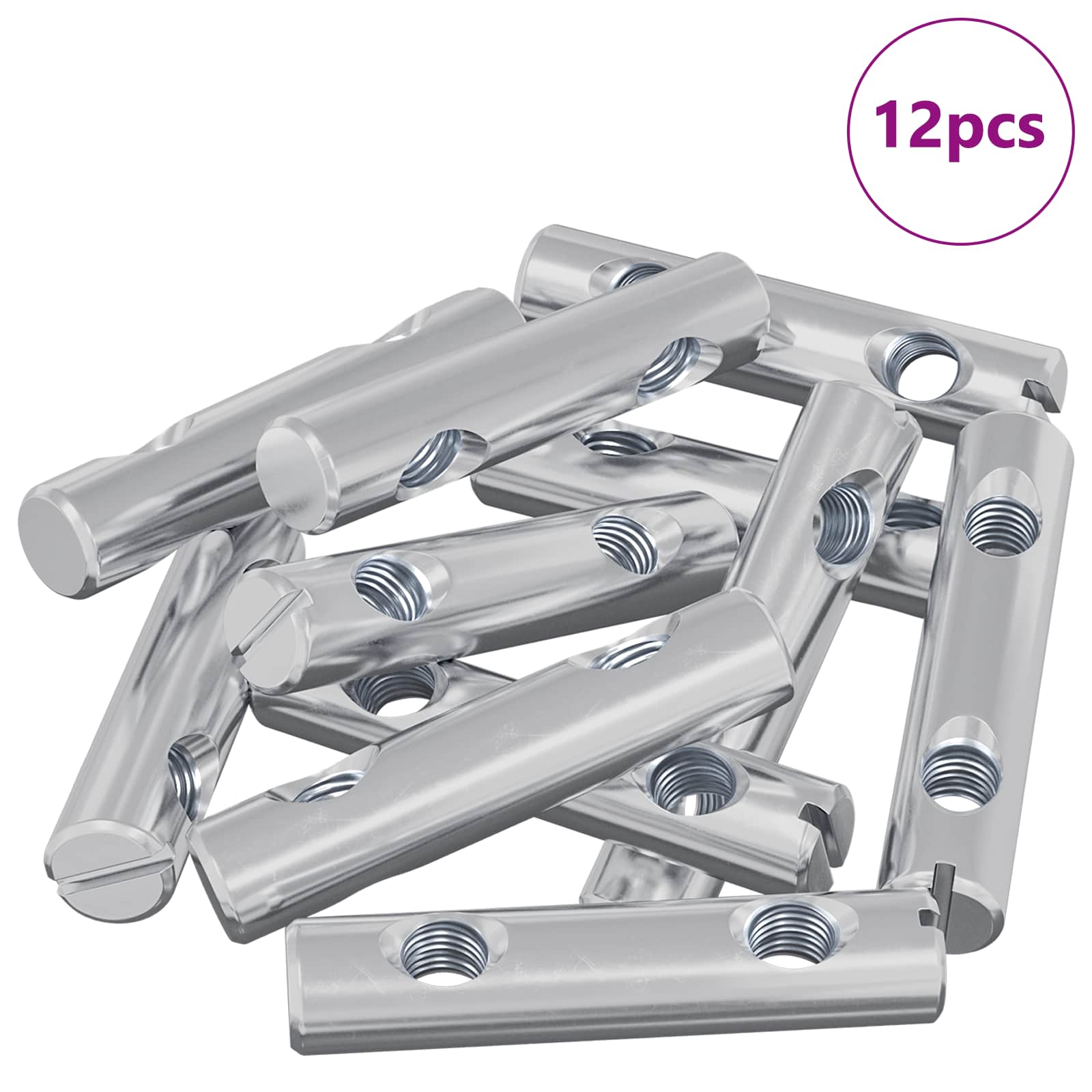 Moer 12 pcs Verzinkt 60 x 12 mm IJzer is nu te koop bij PeponiXL, paradijselijk wonen!