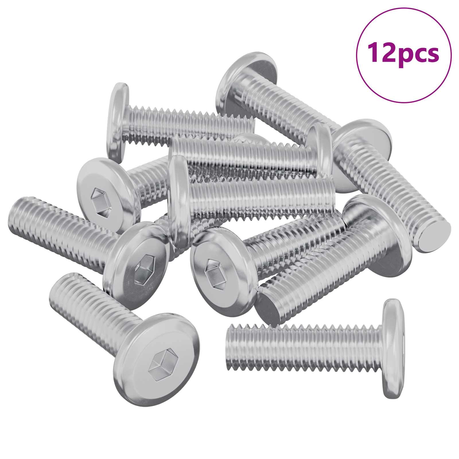 Bout 12 pcs Zilver 8 x 25 mm Staal is nu te koop bij PeponiXL, paradijselijk wonen!