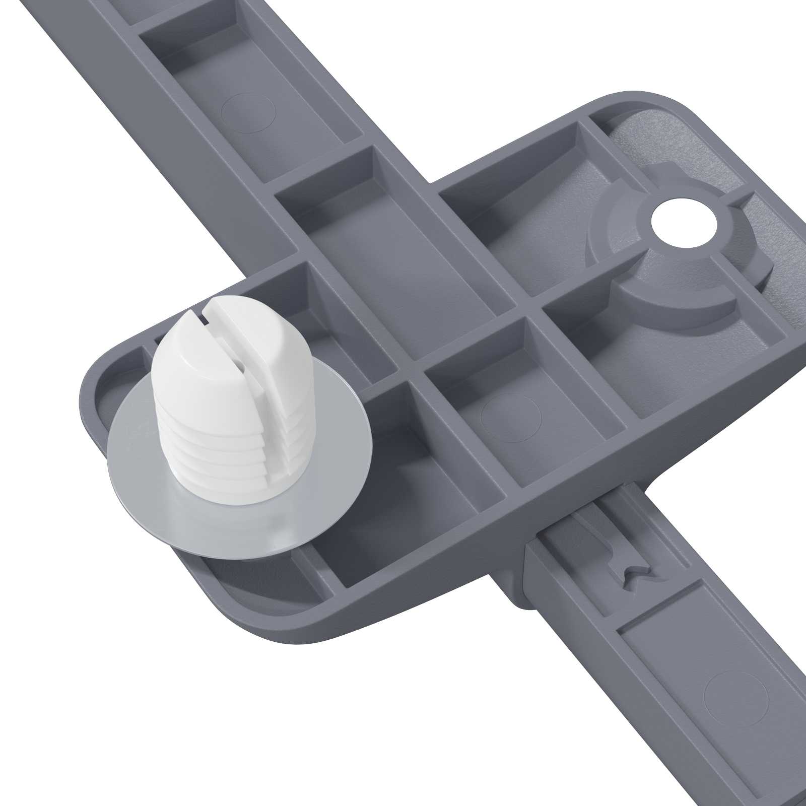 Zachte Sluitdempers 2 pcs Grijs 125 x 47 x 15 mm PP is nu te koop bij PeponiXL, paradijselijk wonen!