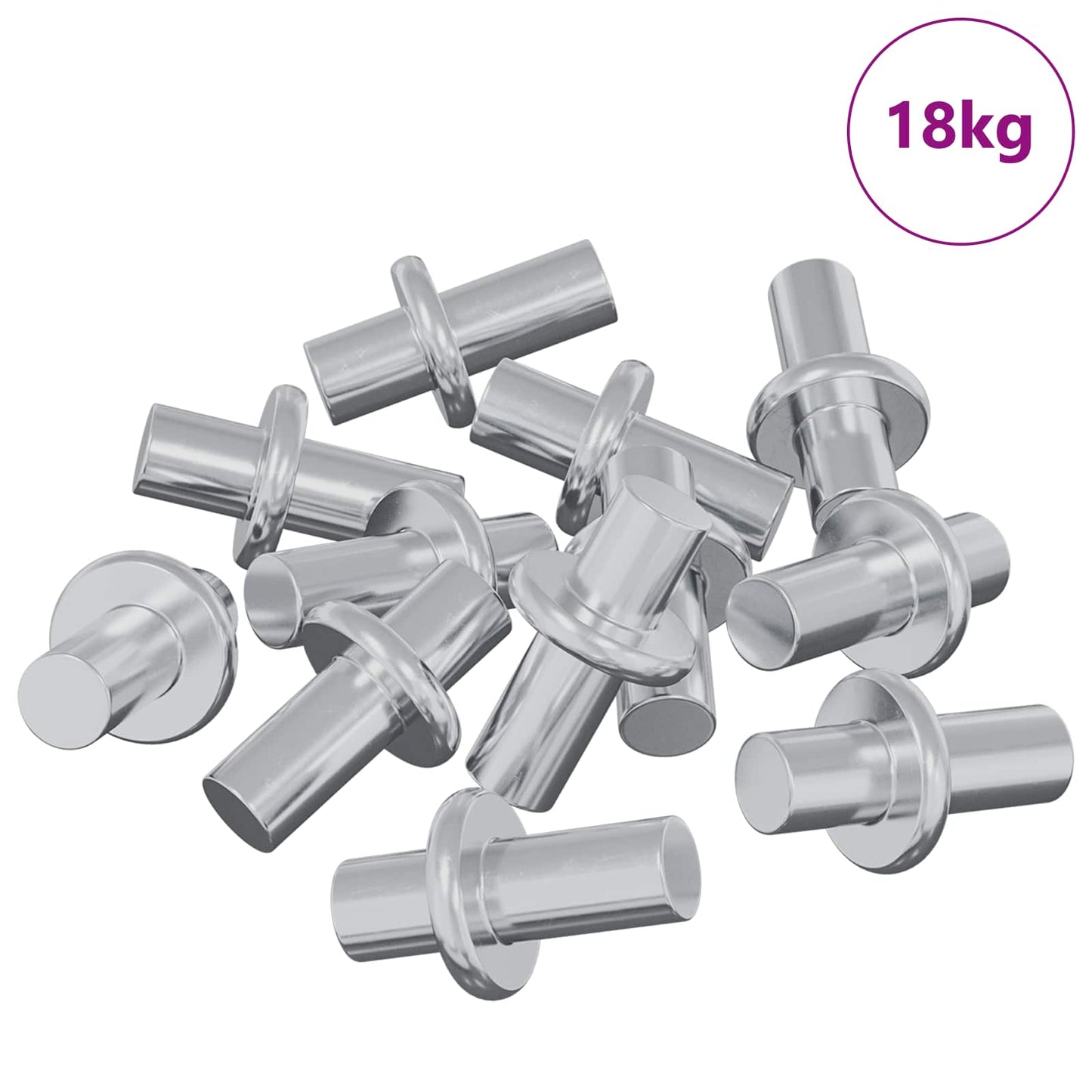Plankhaak 4500 pcs Zilver 8,6 x 8,6 x 14,6 mm Staal is nu te koop bij PeponiXL, paradijselijk wonen!