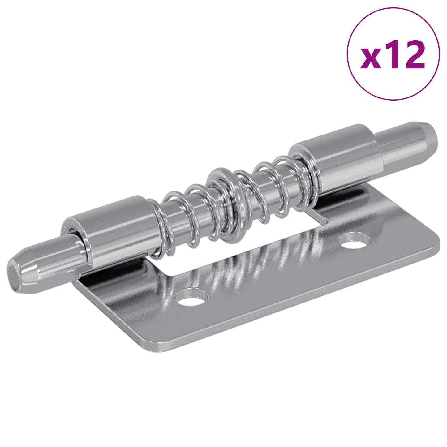 Latch 12 pcs Zilver 46 x 17 x 1,2 mm Staal is nu te koop bij PeponiXL, paradijselijk wonen!