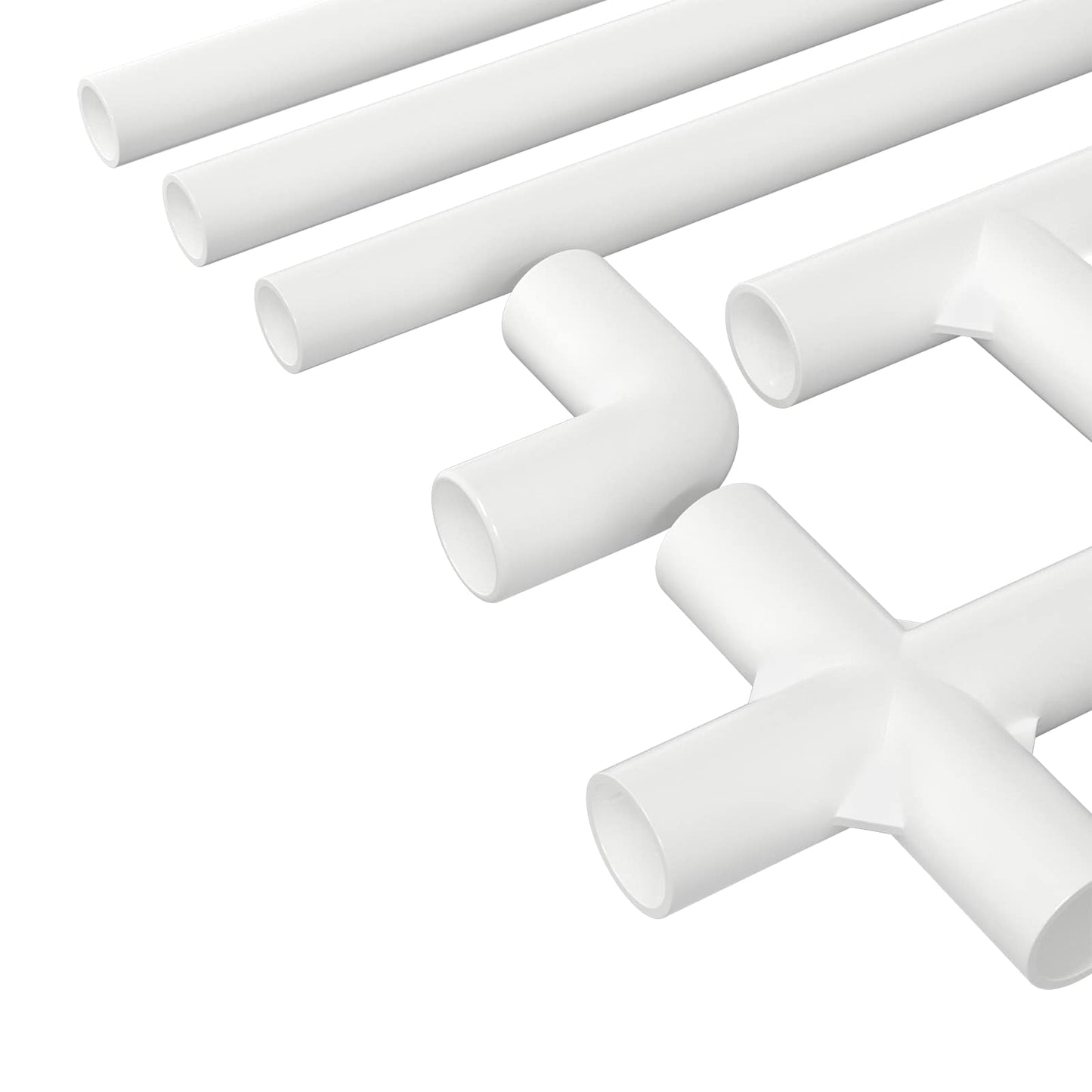 PVC Pijp 29 pcs Wit PP en PE is nu te koop bij PeponiXL, paradijselijk wonen!