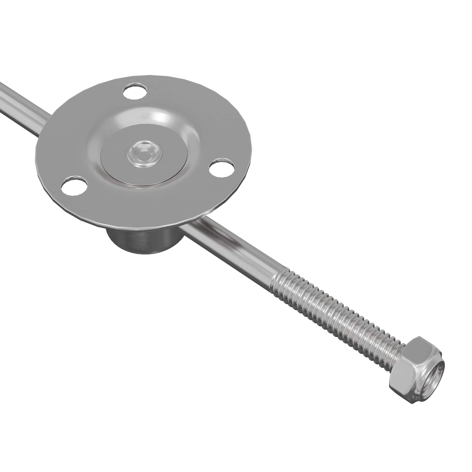 Trekstangscharnier 2 stuks Zilver 190 mm Metaal is nu te koop bij PeponiXL, paradijselijk wonen!