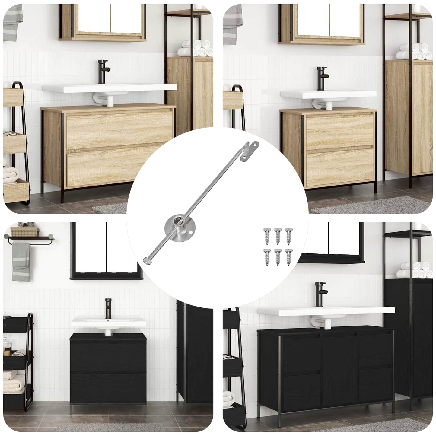 Trekstang Scharnier 439 pcs Zilver IJzer is nu te koop bij PeponiXL, paradijselijk wonen!