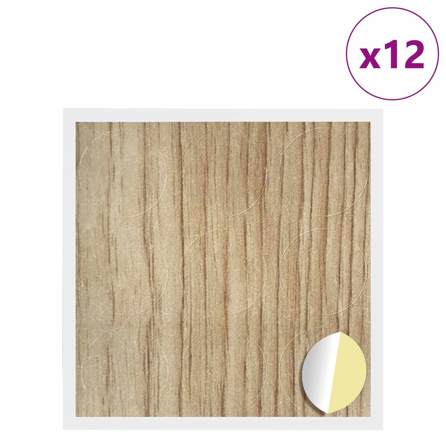 Zelfklevende Schroefhoes 12 st Artisan Eiken Ø 20 x 0,5 mm is nu te koop bij PeponiXL, paradijselijk wonen!