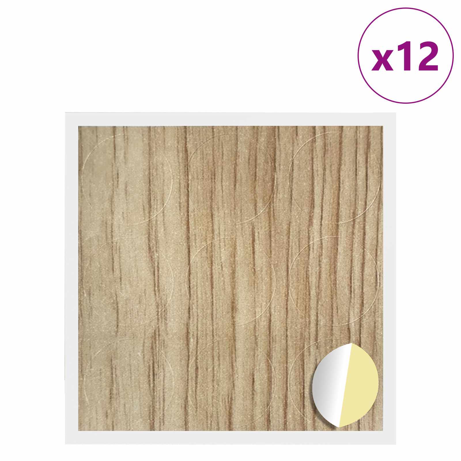 Zelfklevende Schroefhoes 12 st Artisan Eiken Ø 20 x 0,5 mm is nu te koop bij PeponiXL, paradijselijk wonen!