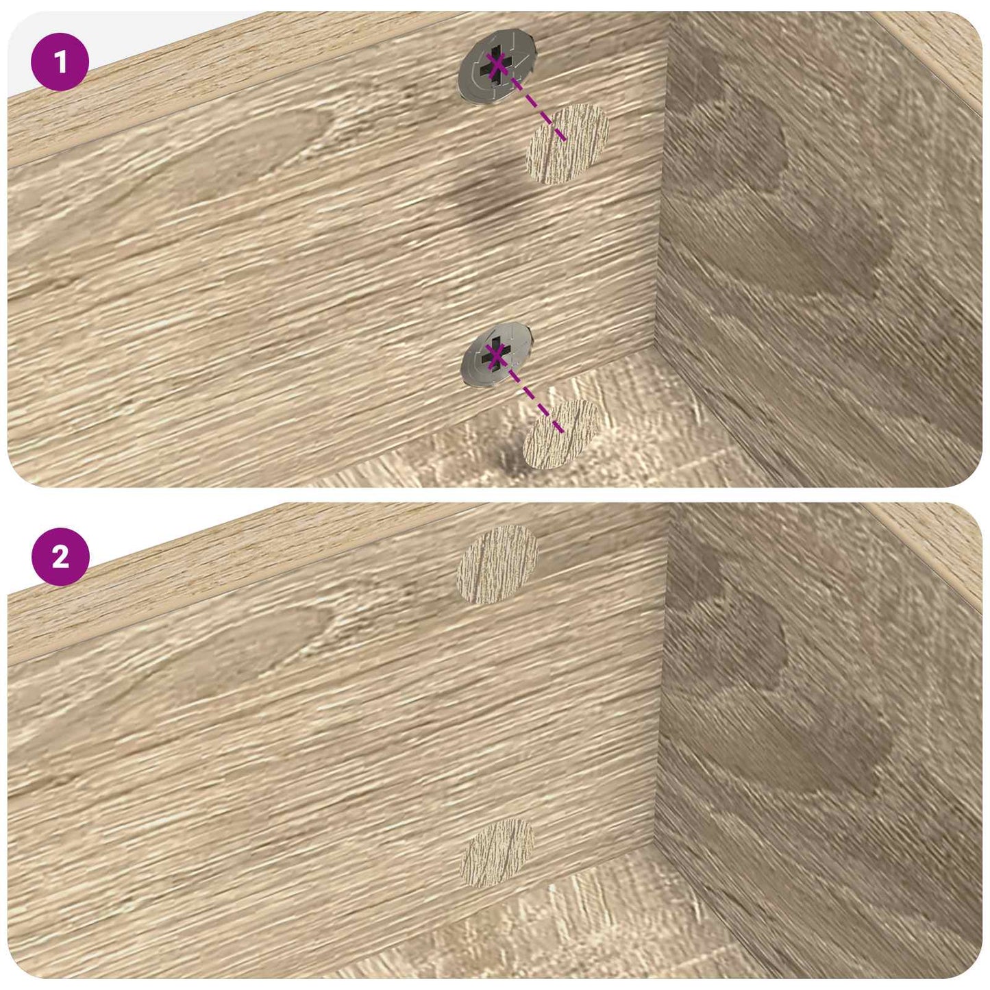 Zelfklevende Schroefhoes 12 pcs Sonoma Eiken Ø 20 x 0,5 mm is nu te koop bij PeponiXL, paradijselijk wonen!
