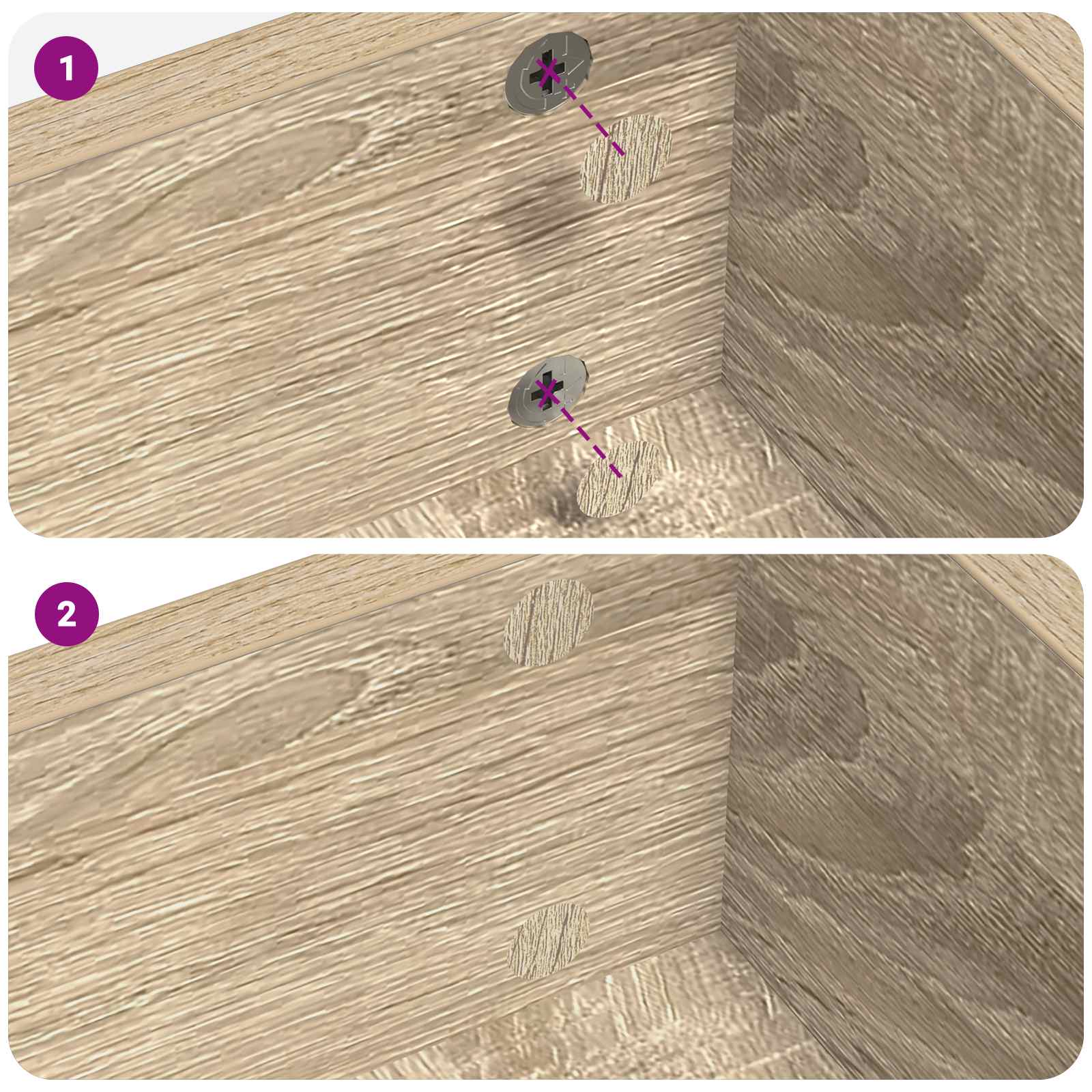 Zelfklevende Schroefhoes 12 pcs Sonoma Eiken Ø 20 x 0,5 mm is nu te koop bij PeponiXL, paradijselijk wonen!