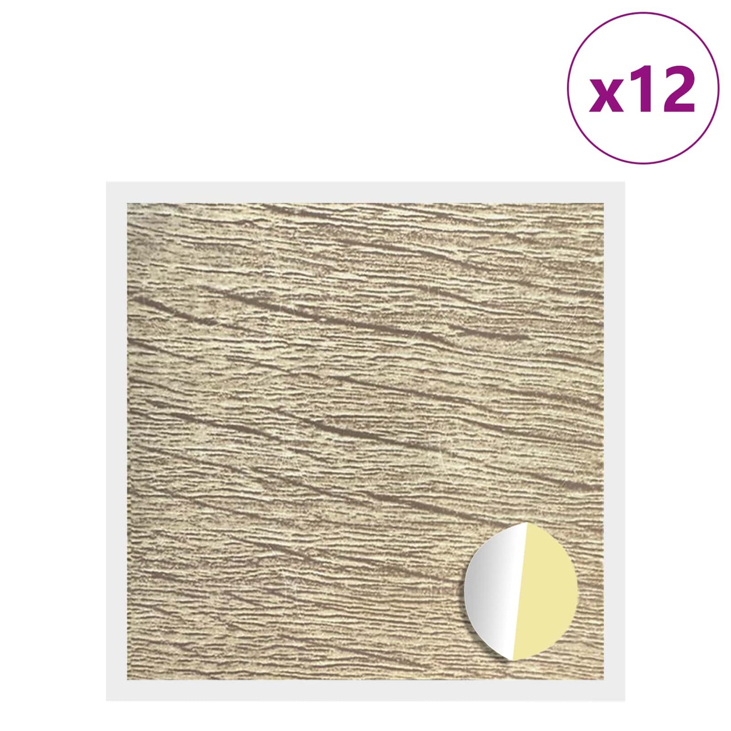 Zelfklevende Schroefhoes 12 pcs Sonoma Eiken Ø 20 x 0,5 mm is nu te koop bij PeponiXL, paradijselijk wonen!