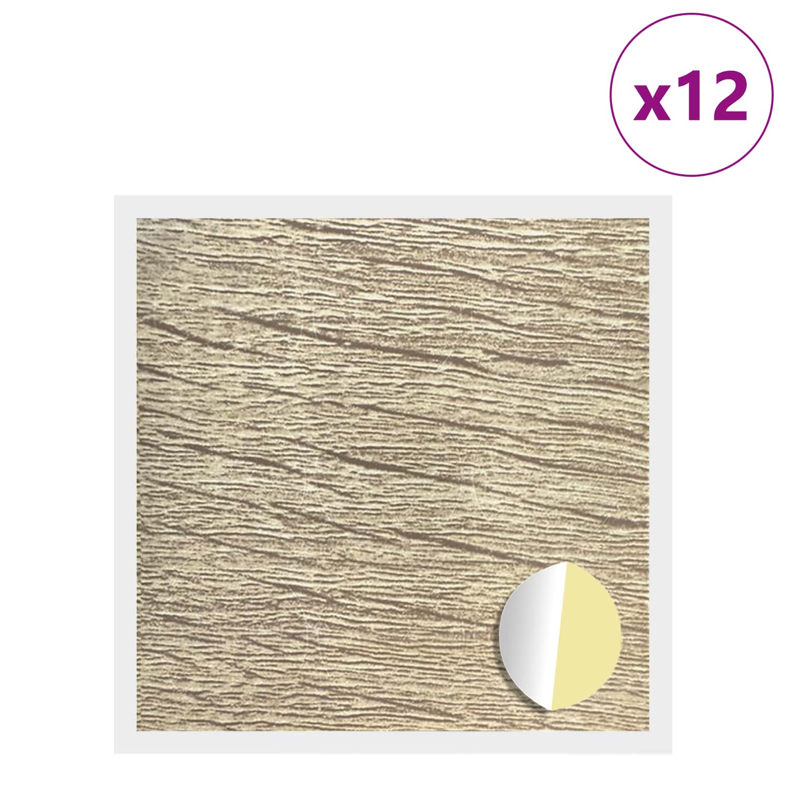 Zelfklevende Schroefhoes 12 pcs Sonoma Eiken Ø 20 x 0,5 mm is nu te koop bij PeponiXL, paradijselijk wonen!