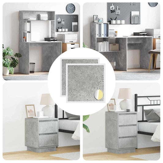 Zelfklevende Schroefhoes 2 pcs Beton Grijs Ø 20 x 0,5 mm is nu te koop bij PeponiXL, paradijselijk wonen!