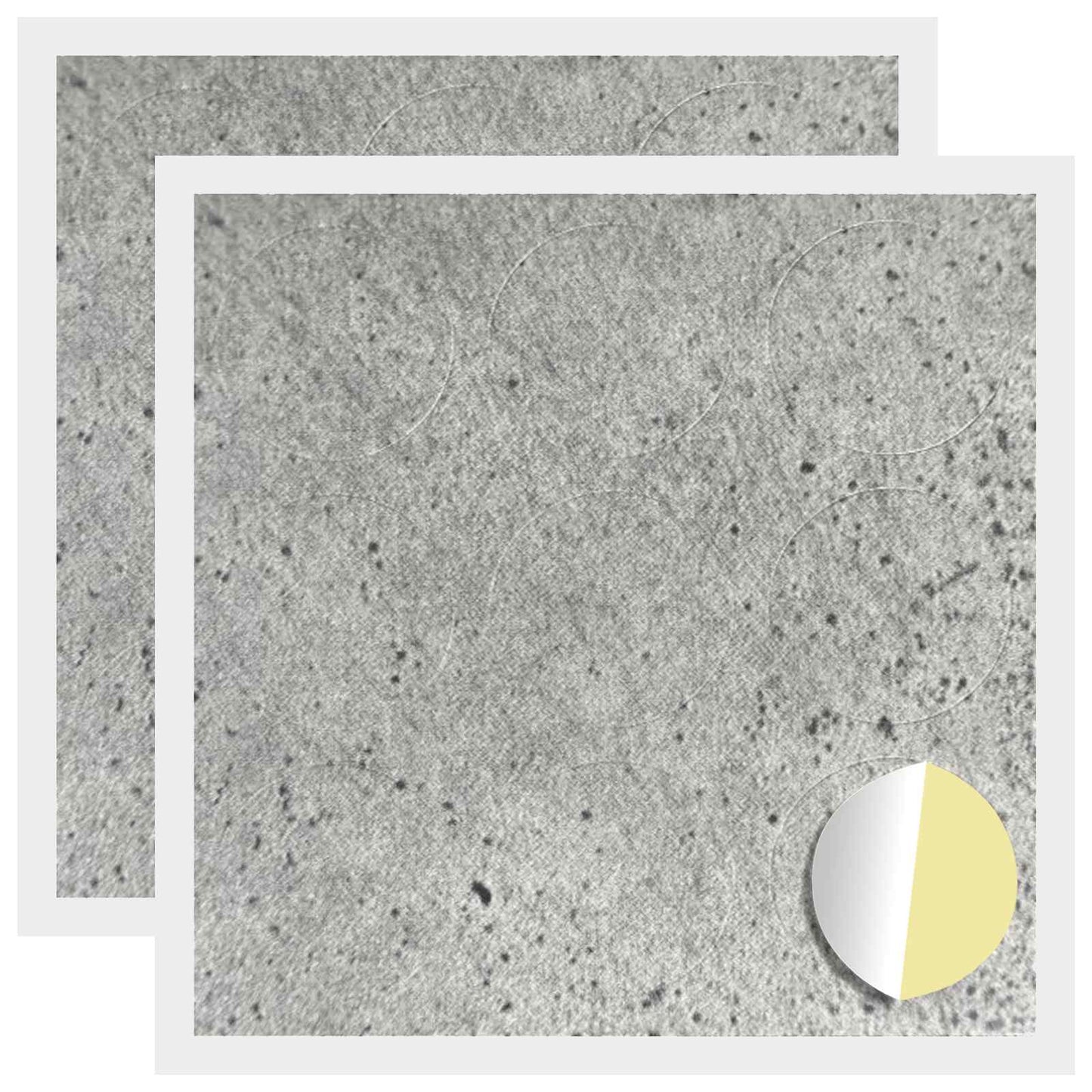 Zelfklevende Schroefhoes 2 pcs Beton Grijs Ø 20 x 0,5 mm is nu te koop bij PeponiXL, paradijselijk wonen!