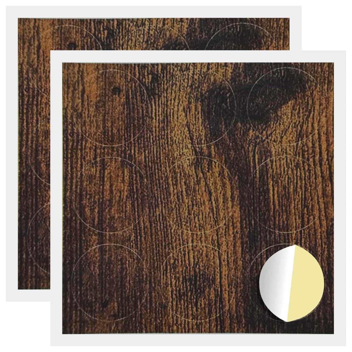 Zelfklevende Schroefhoes 2 pcs Gerookt eiken Ø 20 x 0,5 mm is nu te koop bij PeponiXL, paradijselijk wonen!