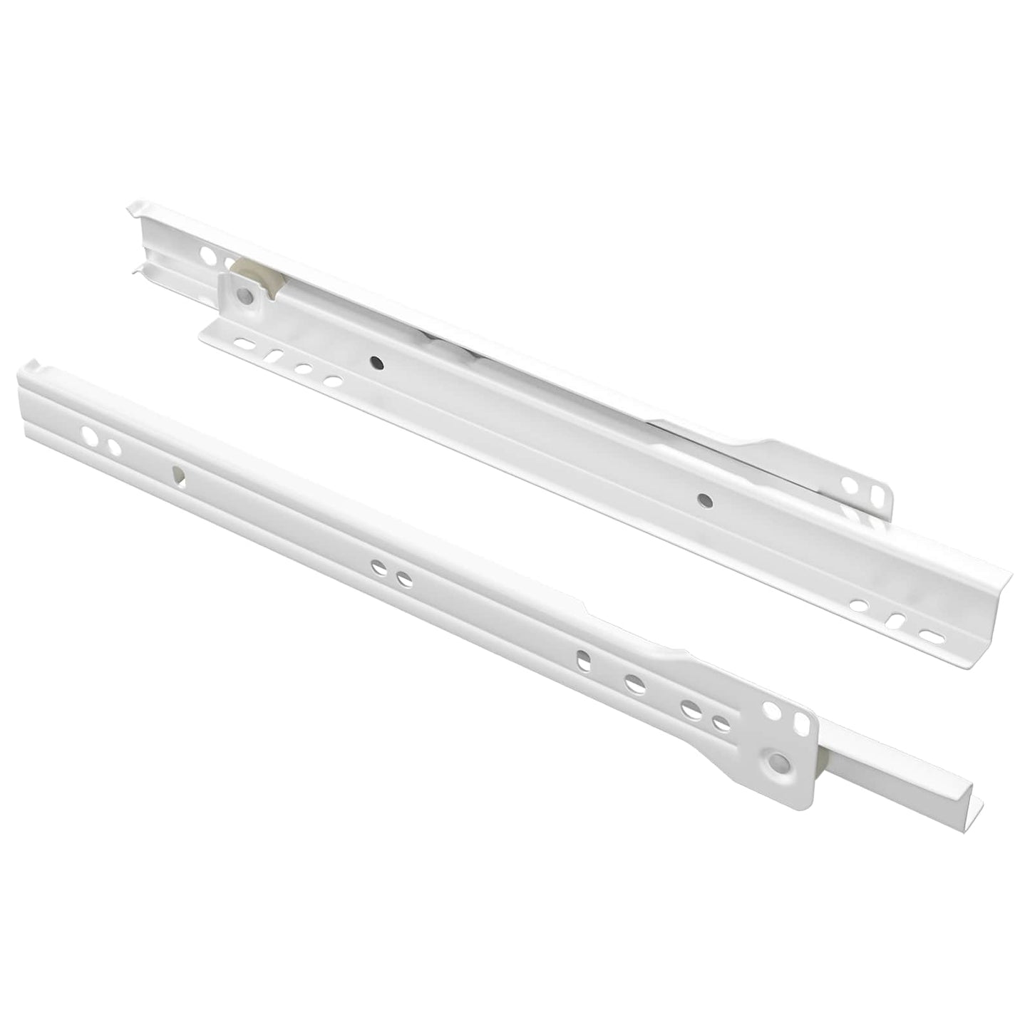 Ladegeleider 2 pcs Wit 250 mm Staal is nu te koop bij PeponiXL, paradijselijk wonen!