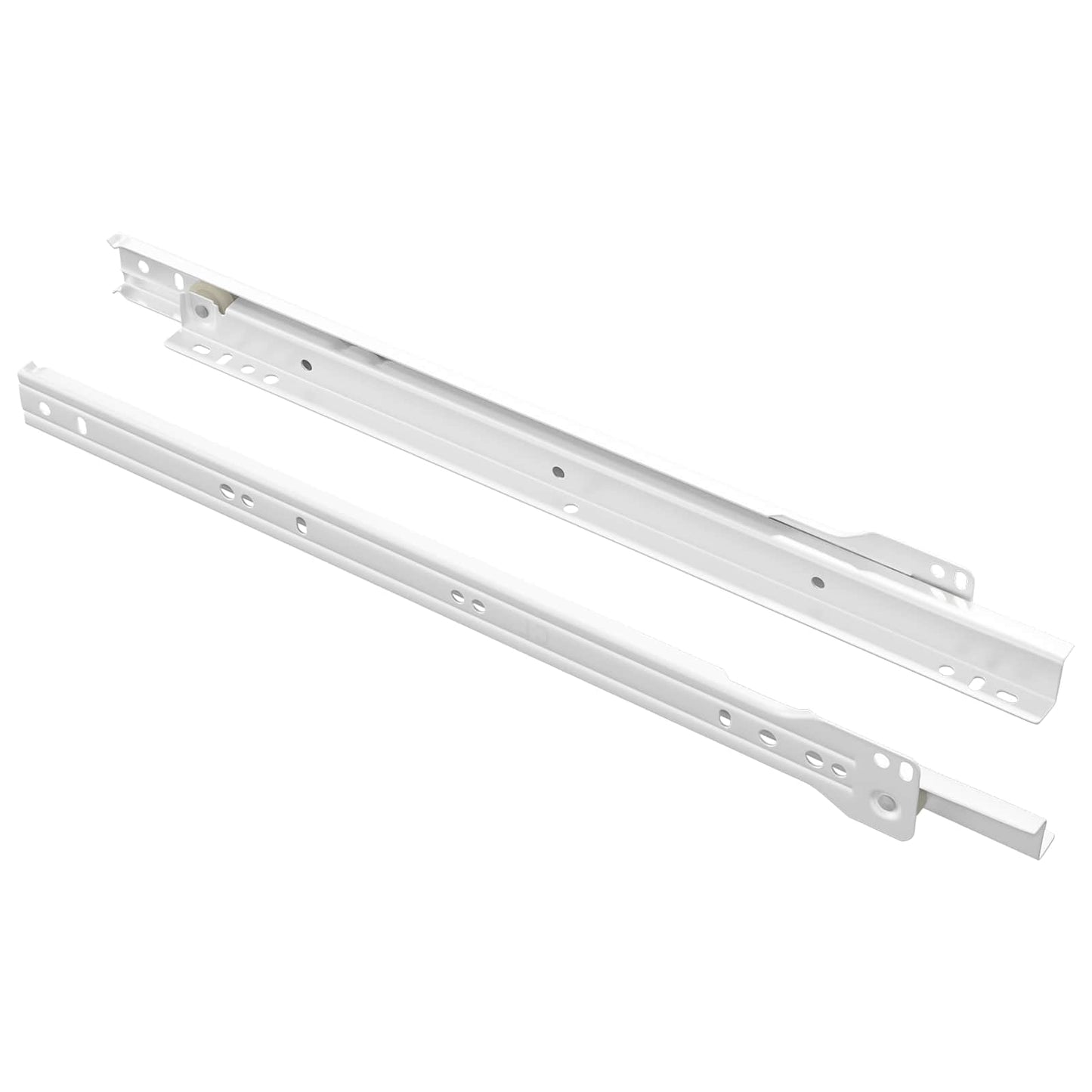 Ladegeleider 2 pcs Wit 350 mm Staal is nu te koop bij PeponiXL, paradijselijk wonen!