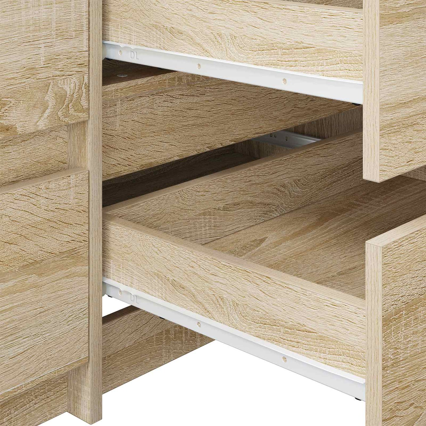 Ladegeleider 63 pcs Wit Staal is nu te koop bij PeponiXL, paradijselijk wonen!