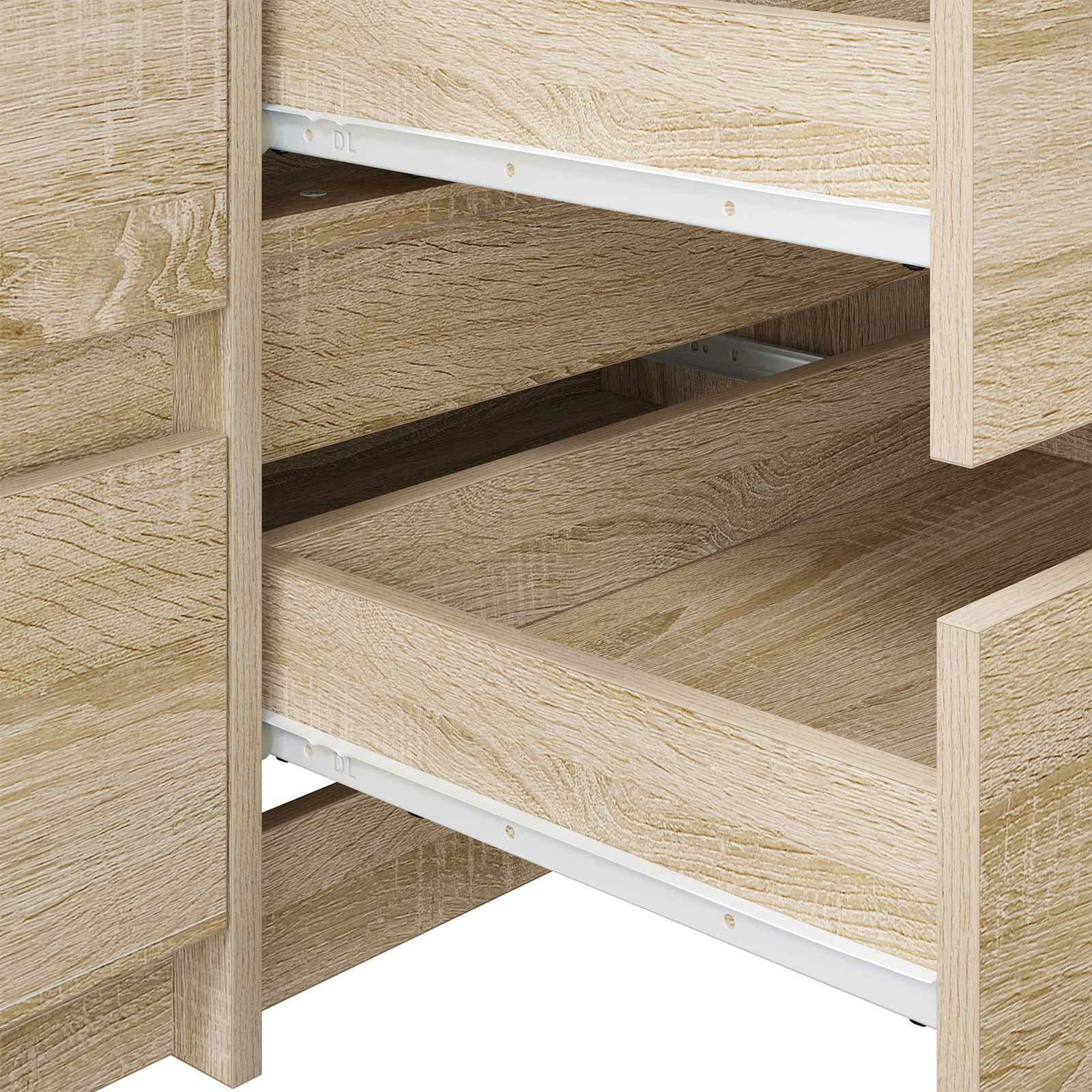 Ladegeleider 63 pcs Wit Staal is nu te koop bij PeponiXL, paradijselijk wonen!