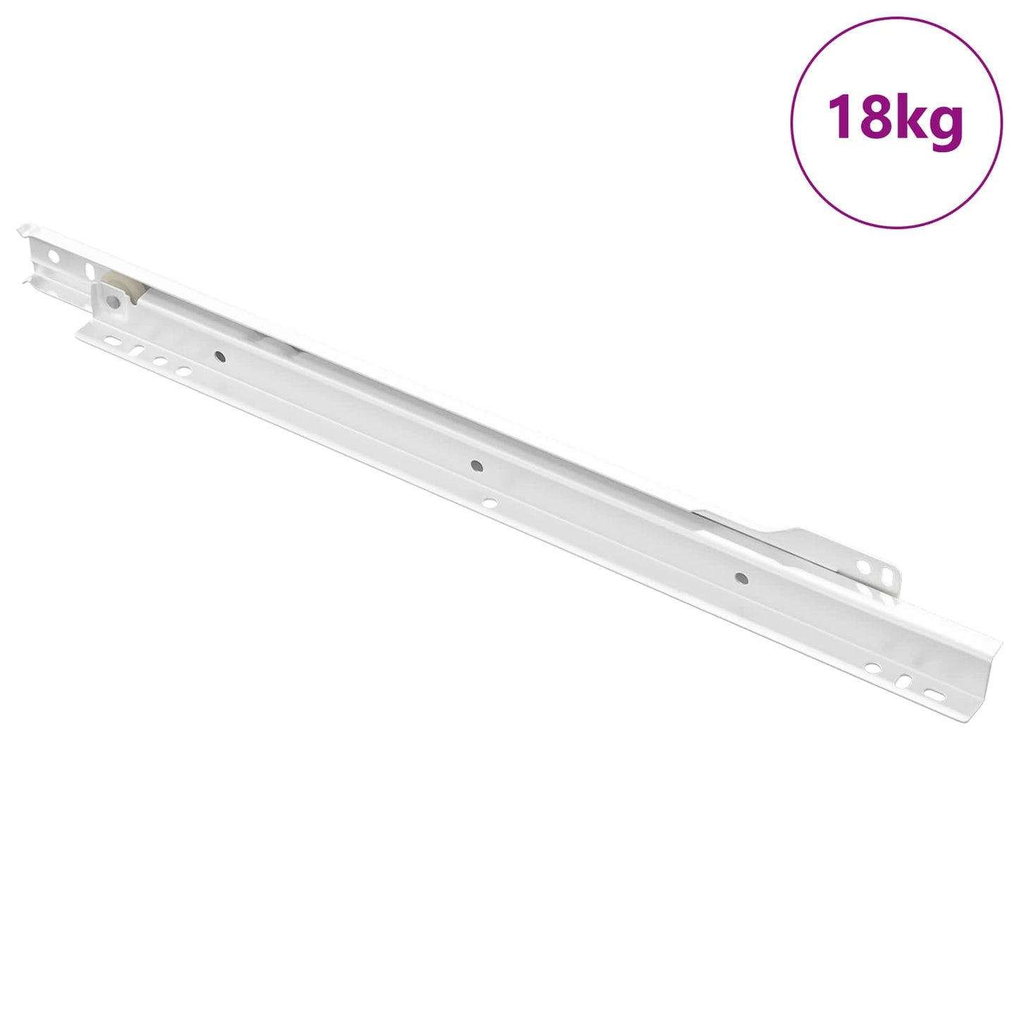 Ladegeleider 63 pcs Wit Staal is nu te koop bij PeponiXL, paradijselijk wonen!