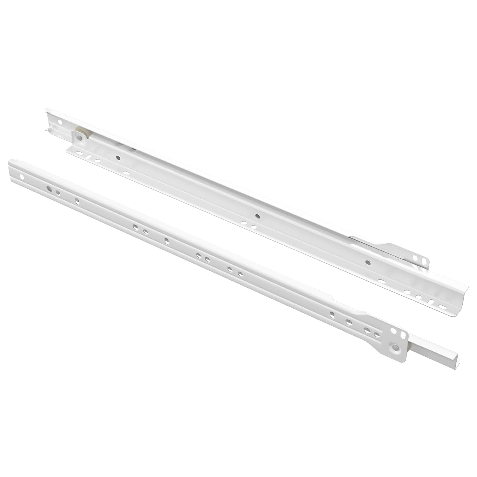 Ladegeleider 2 pcs Wit 400 mm Staal is nu te koop bij PeponiXL, paradijselijk wonen!