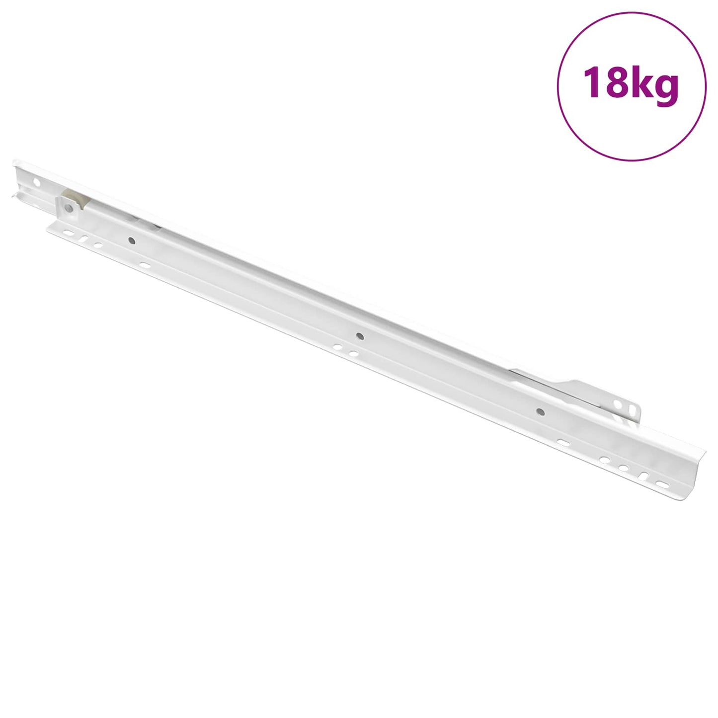 Ladegeleider 55 pcs Wit Staal is nu te koop bij PeponiXL, paradijselijk wonen!