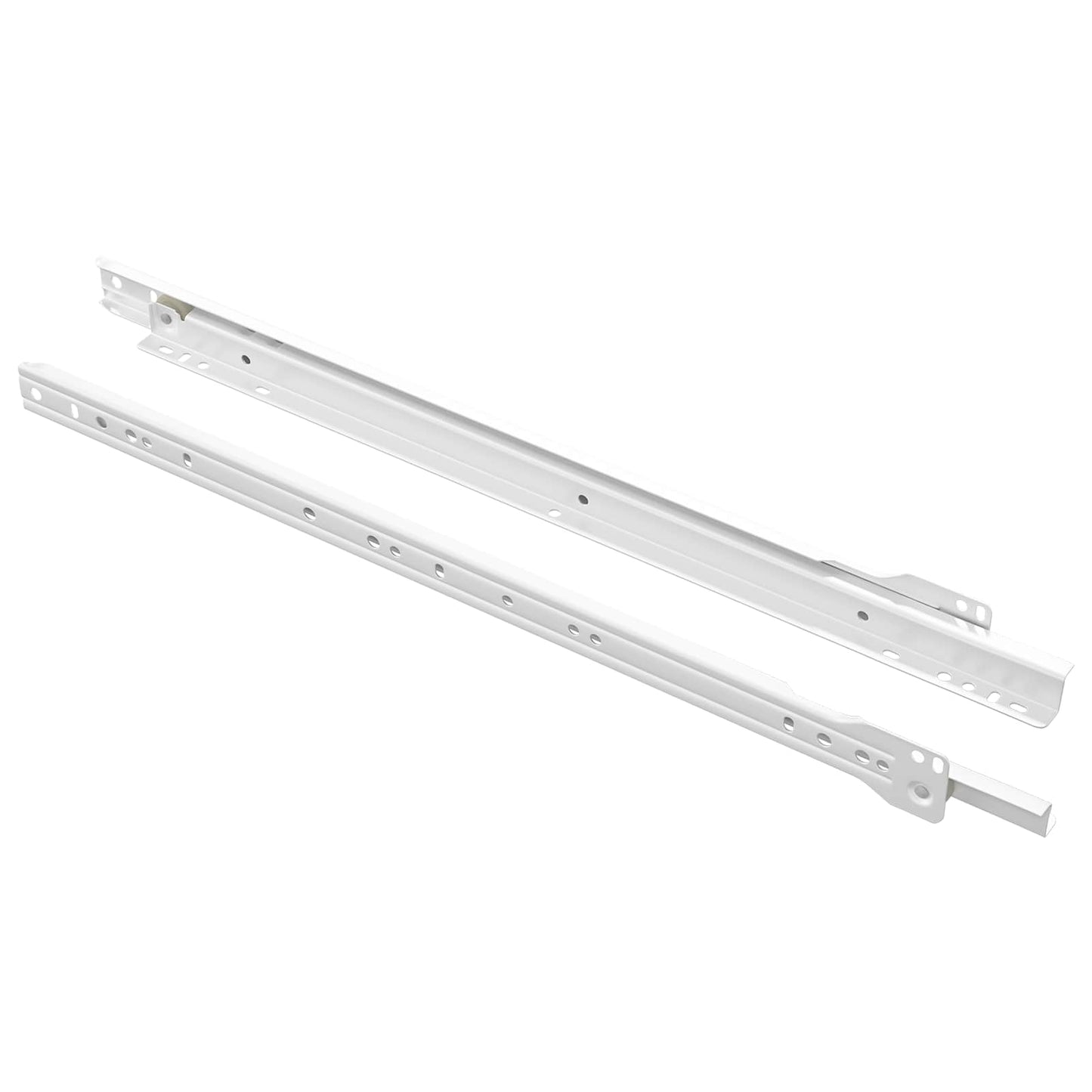 Ladegeleider 2 pcs Wit 450 mm Staal is nu te koop bij PeponiXL, paradijselijk wonen!