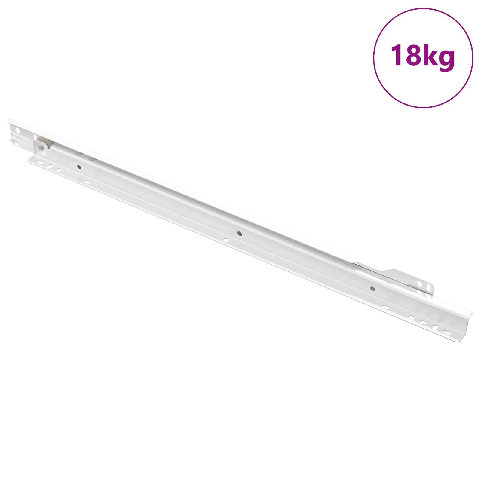 Ladegeleider 49 pcs Wit Staal is nu te koop bij PeponiXL, paradijselijk wonen!