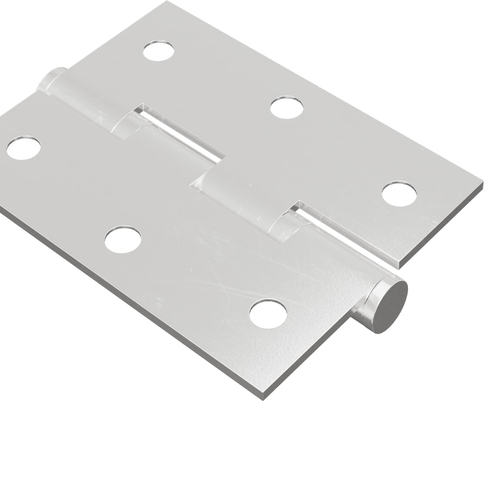 Scharnier 2 pcs Zilver 50 x 38 x 1,3 mm Staal is nu te koop bij PeponiXL, paradijselijk wonen!