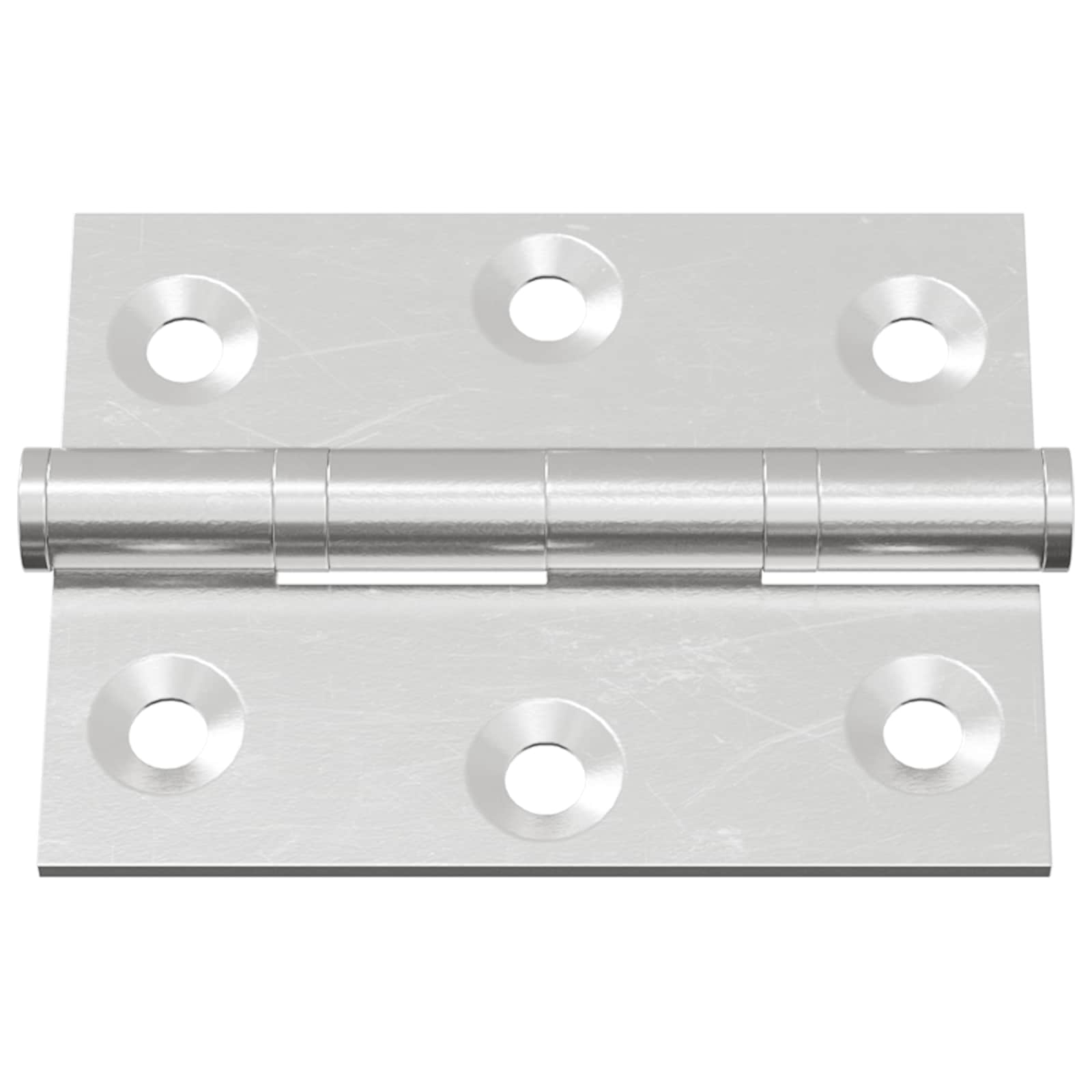 Scharnier 2 pcs Zilver 50 x 38 x 1,3 mm Staal is nu te koop bij PeponiXL, paradijselijk wonen!