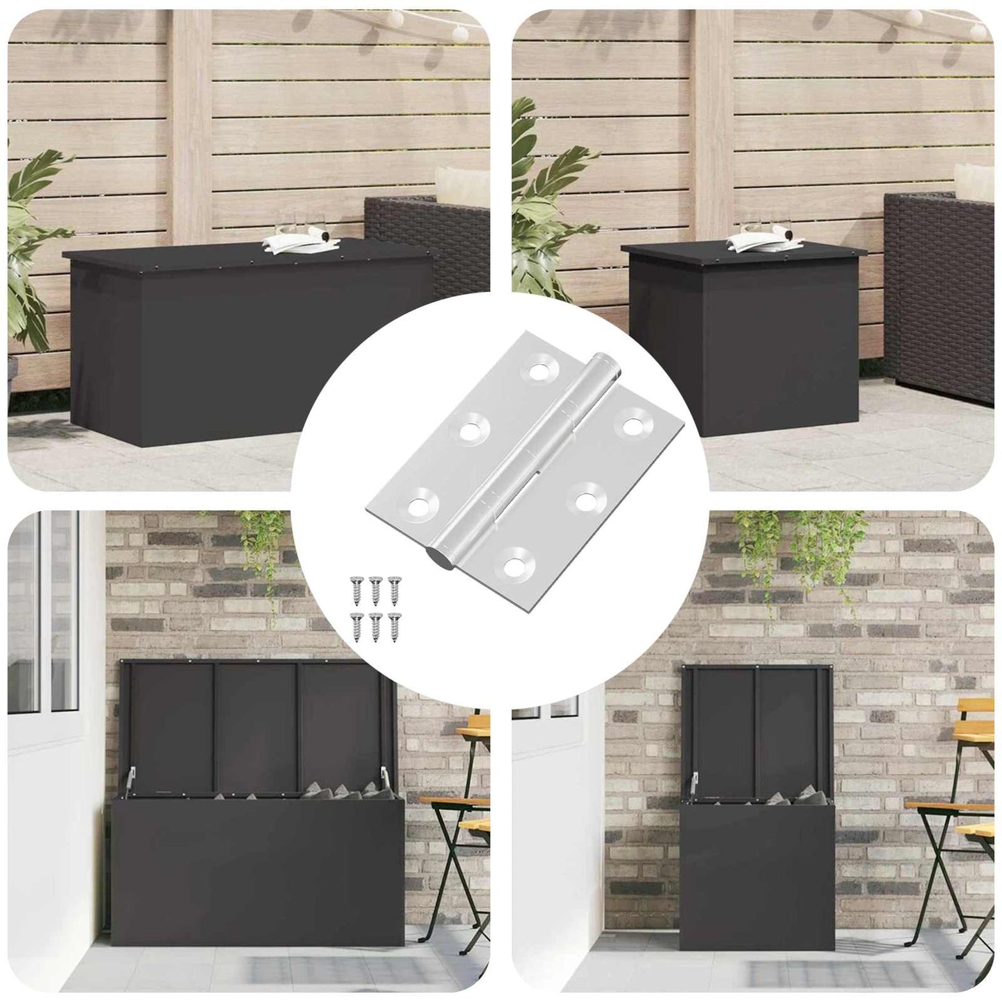 Scharnier 720 pcs Zilver 50 x 38 x 1,3 mm Staal is nu te koop bij PeponiXL, paradijselijk wonen!