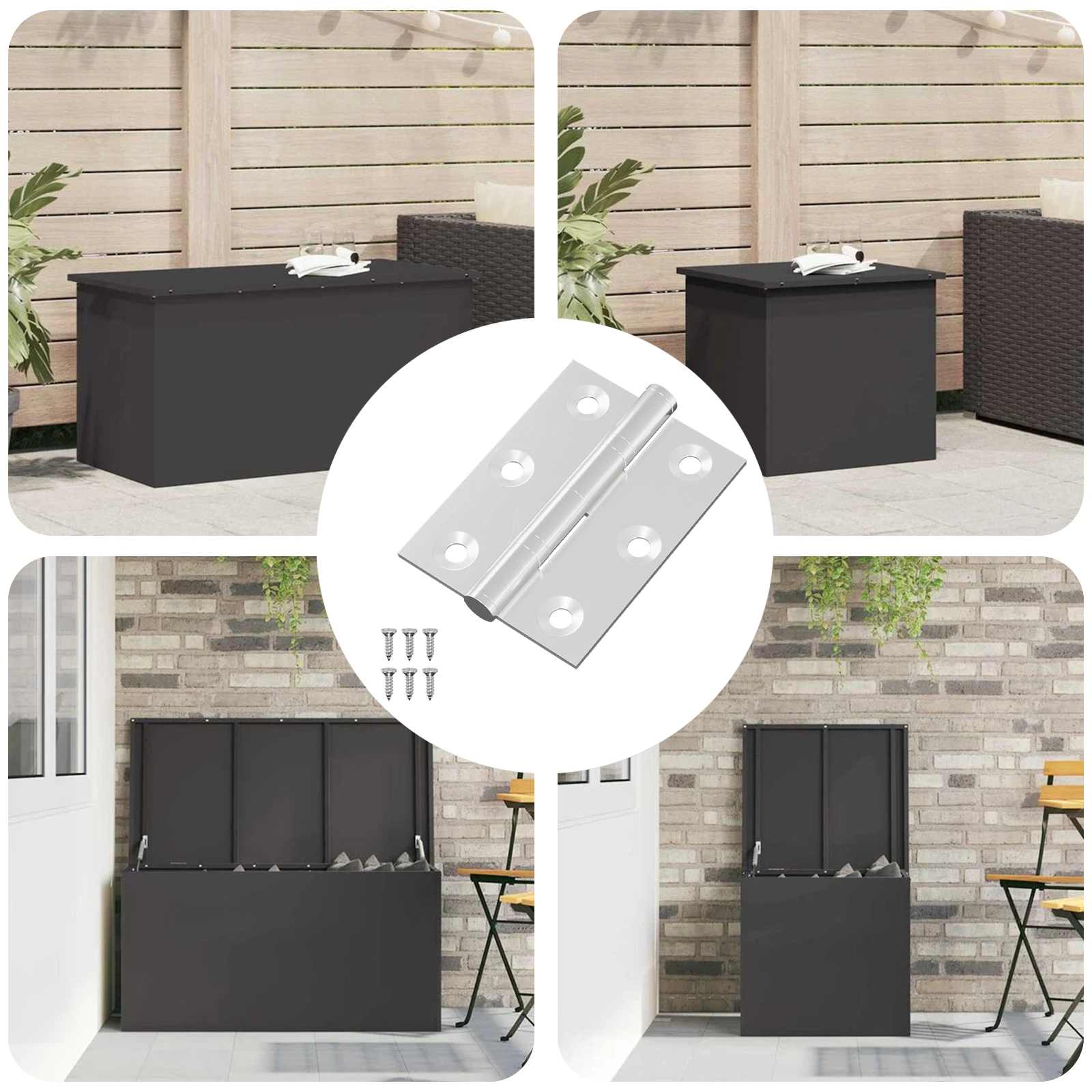 Scharnier 720 pcs Zilver 50 x 38 x 1,3 mm Staal is nu te koop bij PeponiXL, paradijselijk wonen!