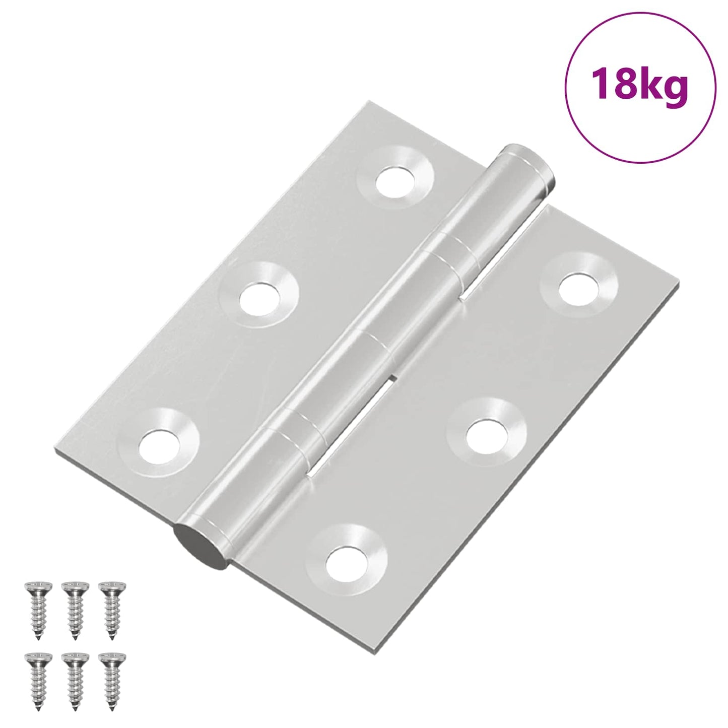 Scharnier 720 pcs Zilver 50 x 38 x 1,3 mm Staal is nu te koop bij PeponiXL, paradijselijk wonen!