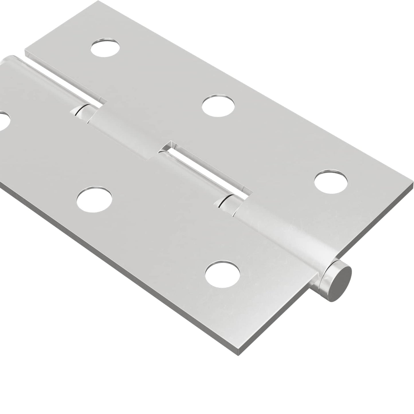 Scharnier Effen 2 pcs Zilver 58 x 35 x 1 mm Staal is nu te koop bij PeponiXL, paradijselijk wonen!