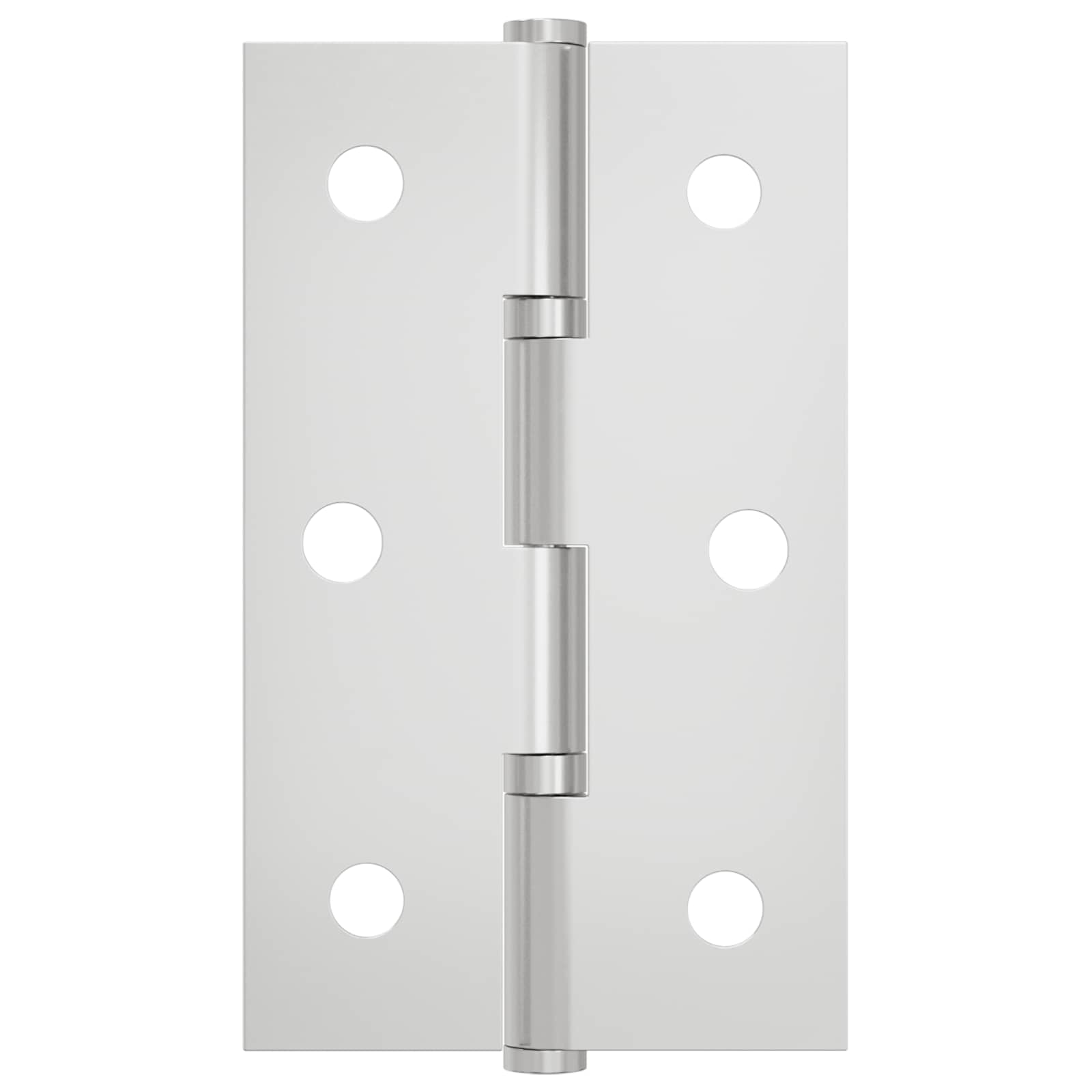 Scharnier Effen 2 pcs Zilver 58 x 35 x 1 mm Staal is nu te koop bij PeponiXL, paradijselijk wonen!