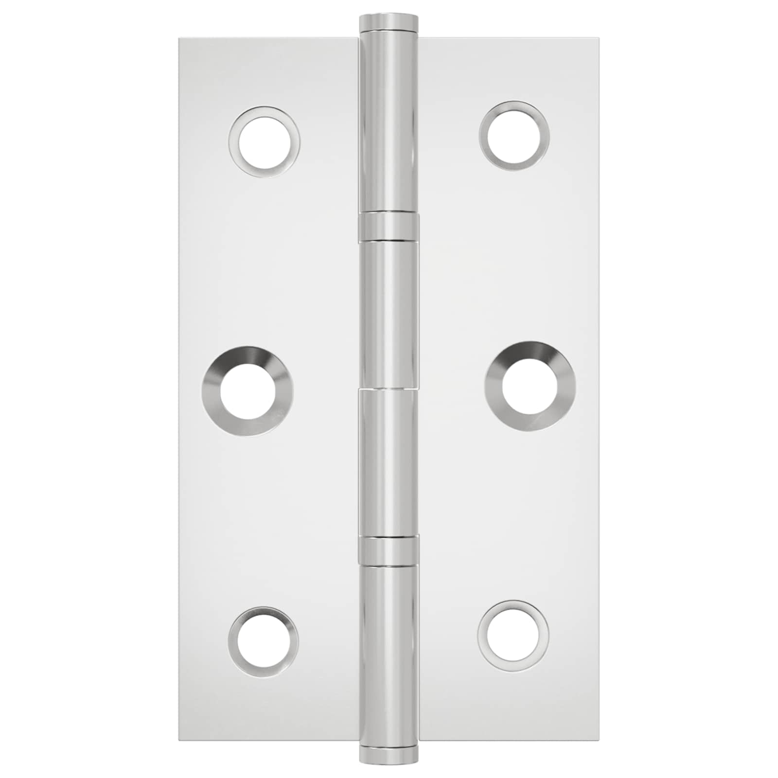 Scharnier Effen 2 pcs Zilver 58 x 35 x 1 mm Staal is nu te koop bij PeponiXL, paradijselijk wonen!