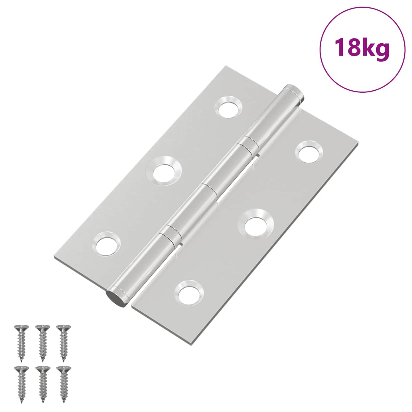 Scharnier Effen 899 pcs Zilver 58 x 35 x 1 mm Staal is nu te koop bij PeponiXL, paradijselijk wonen!
